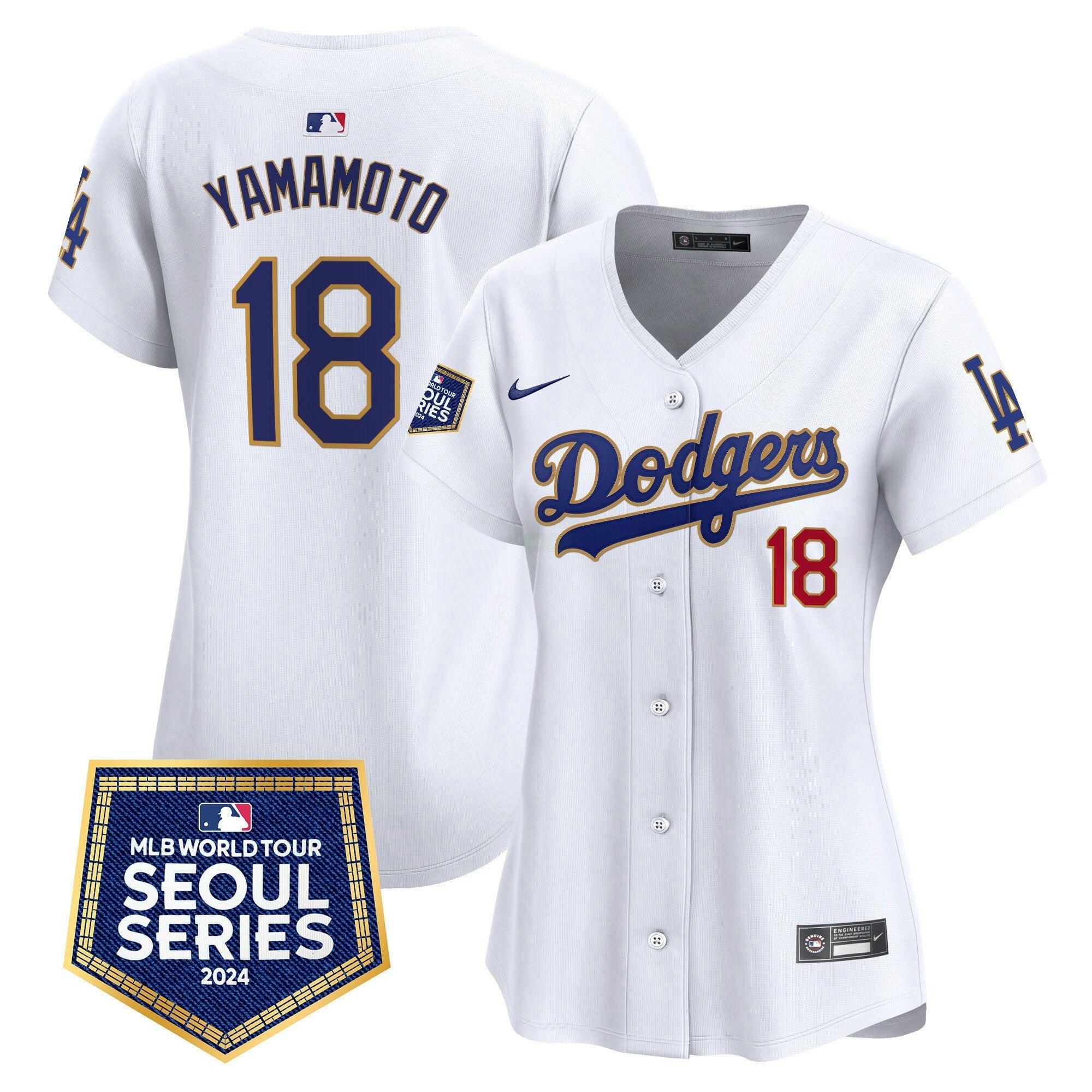 Camisa MLB Women’s 2024 World Tour Seoul Series Patch Vapor Premier Limited Jersey