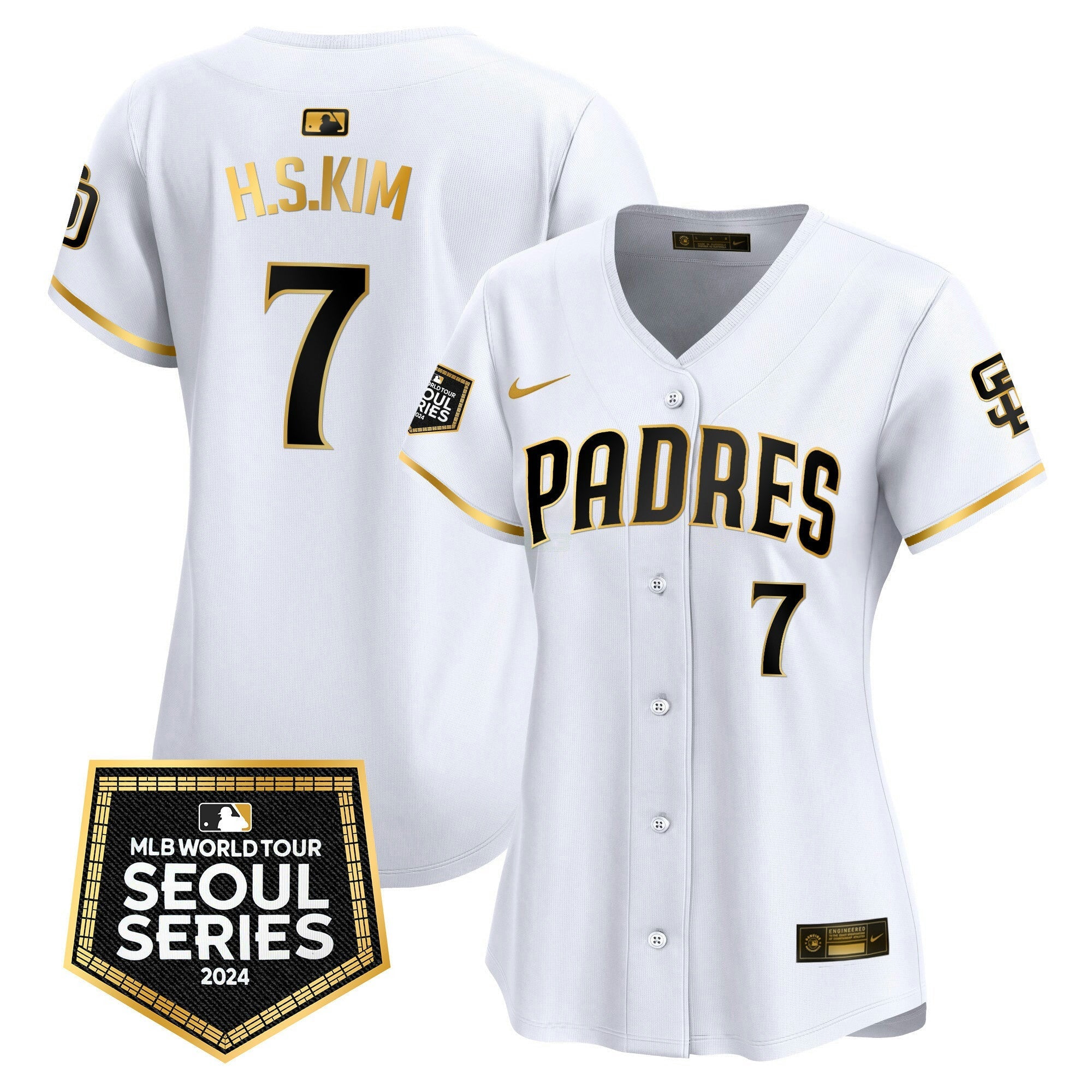 Camisa MLB Women’s 2024 World Tour Seoul Series Patch Vapor Premier Limited Jersey