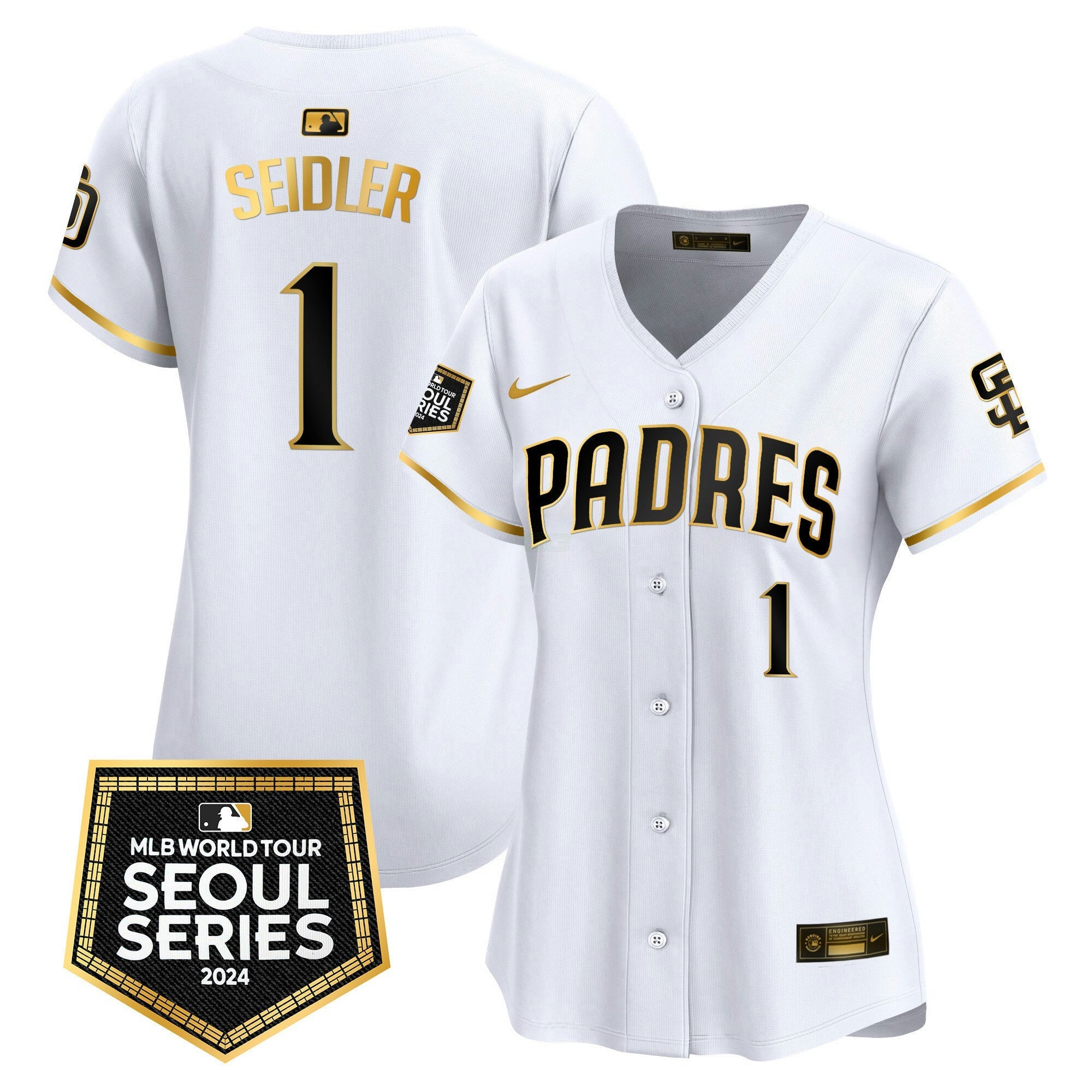 Camisa MLB Women’s 2024 World Tour Seoul Series Patch Vapor Premier Limited Jersey