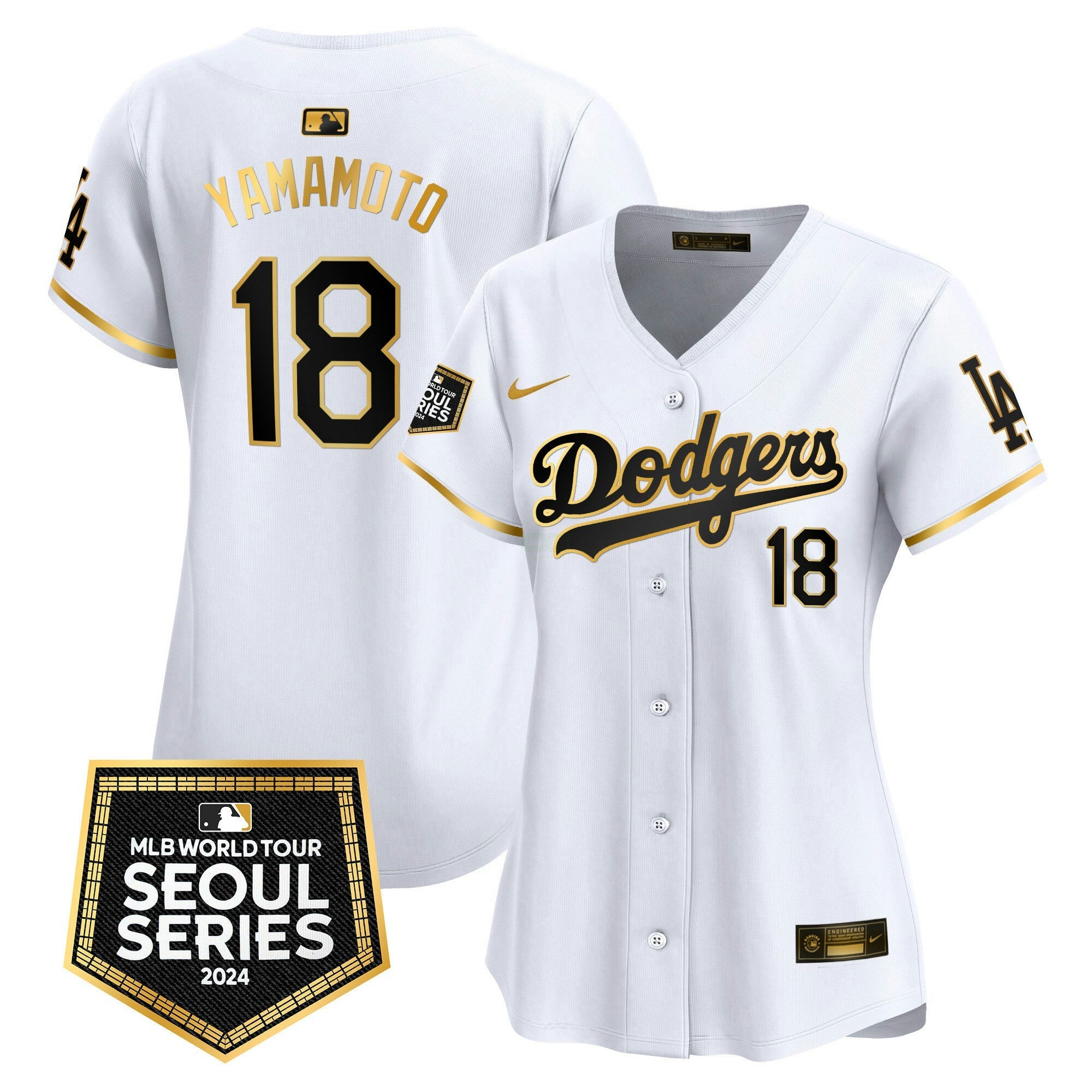 Camisa MLB Women’s 2024 World Tour Seoul Series Patch Vapor Premier Limited Jersey