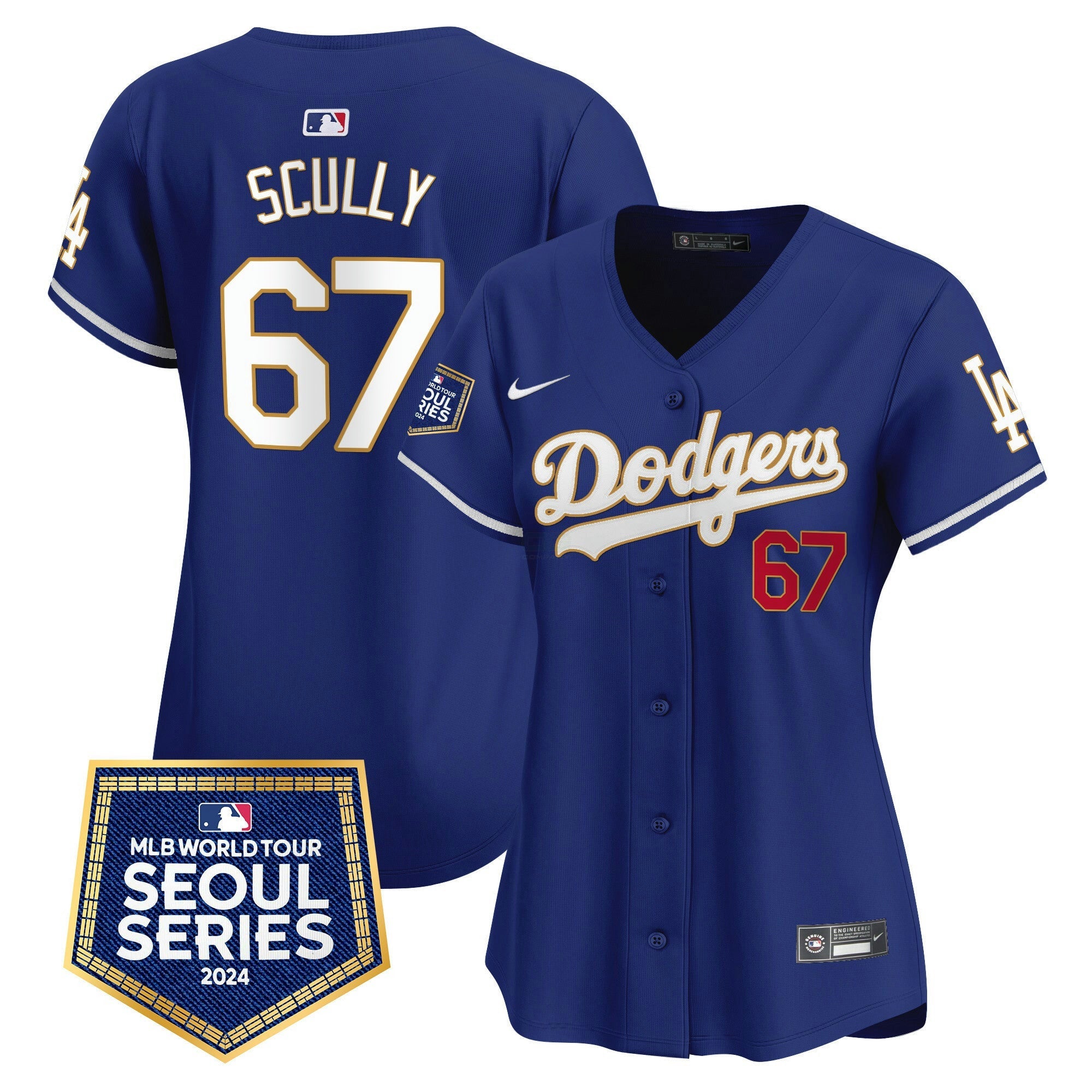 Camisa MLB Women’s 2024 World Tour Seoul Series Patch Vapor Premier Limited Jersey