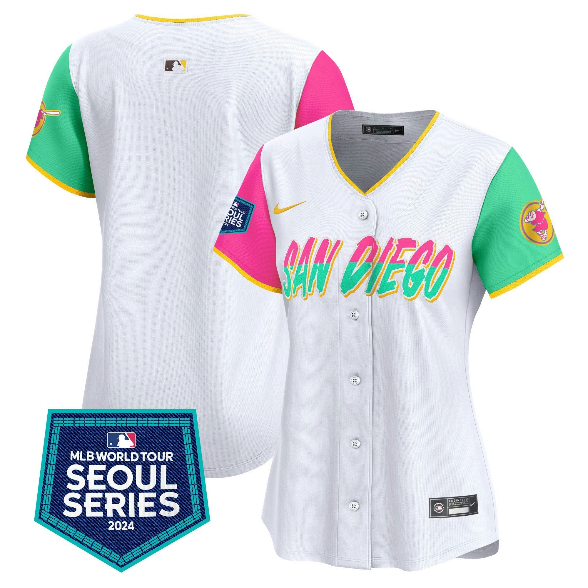 Camisa MLB Women’s 2024 World Tour Seoul Series Patch Vapor Premier Limited Jersey