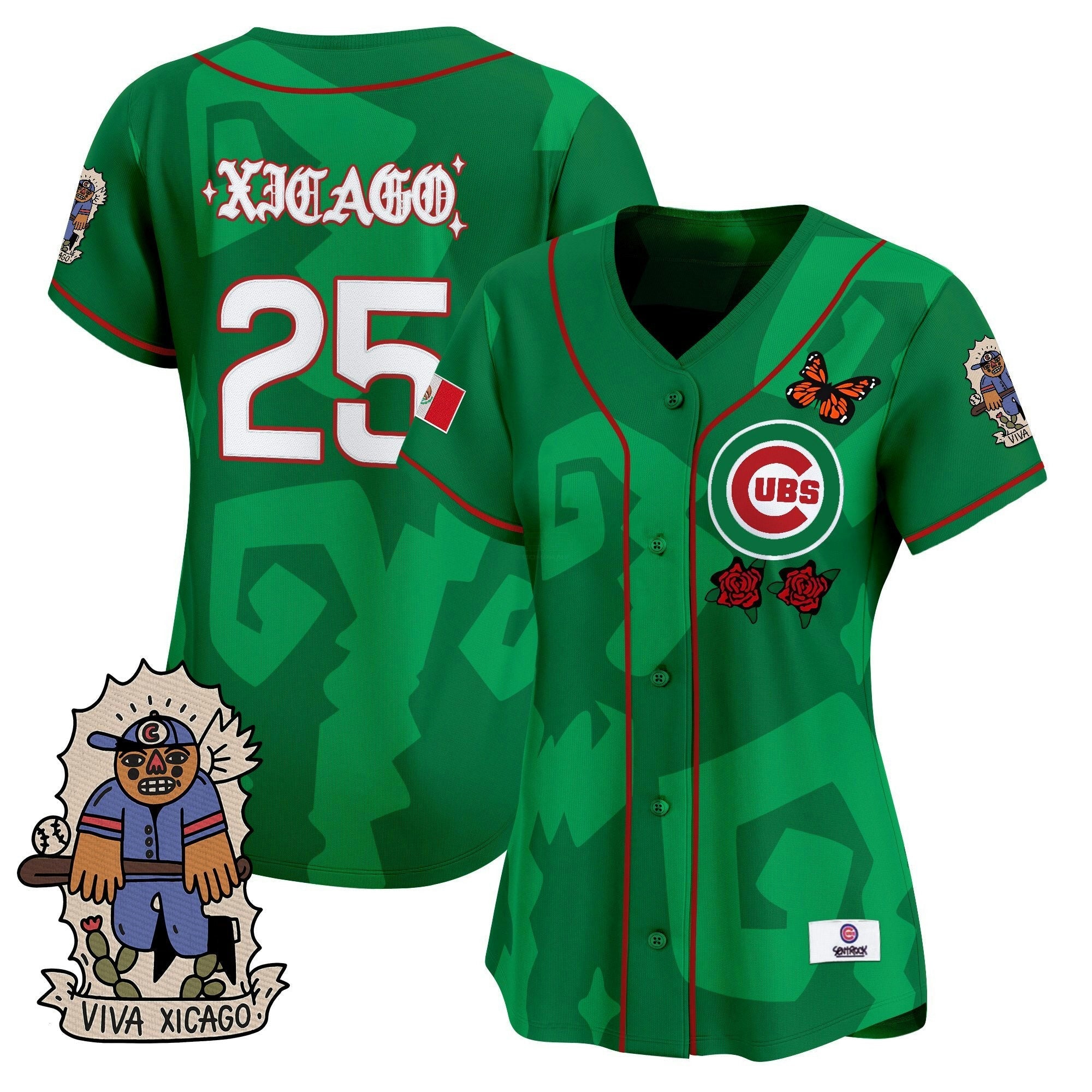Camisa MLB Women’s 2025 Chicago Mexican Heritage Vapor Premier Limited Jersey – Stitched