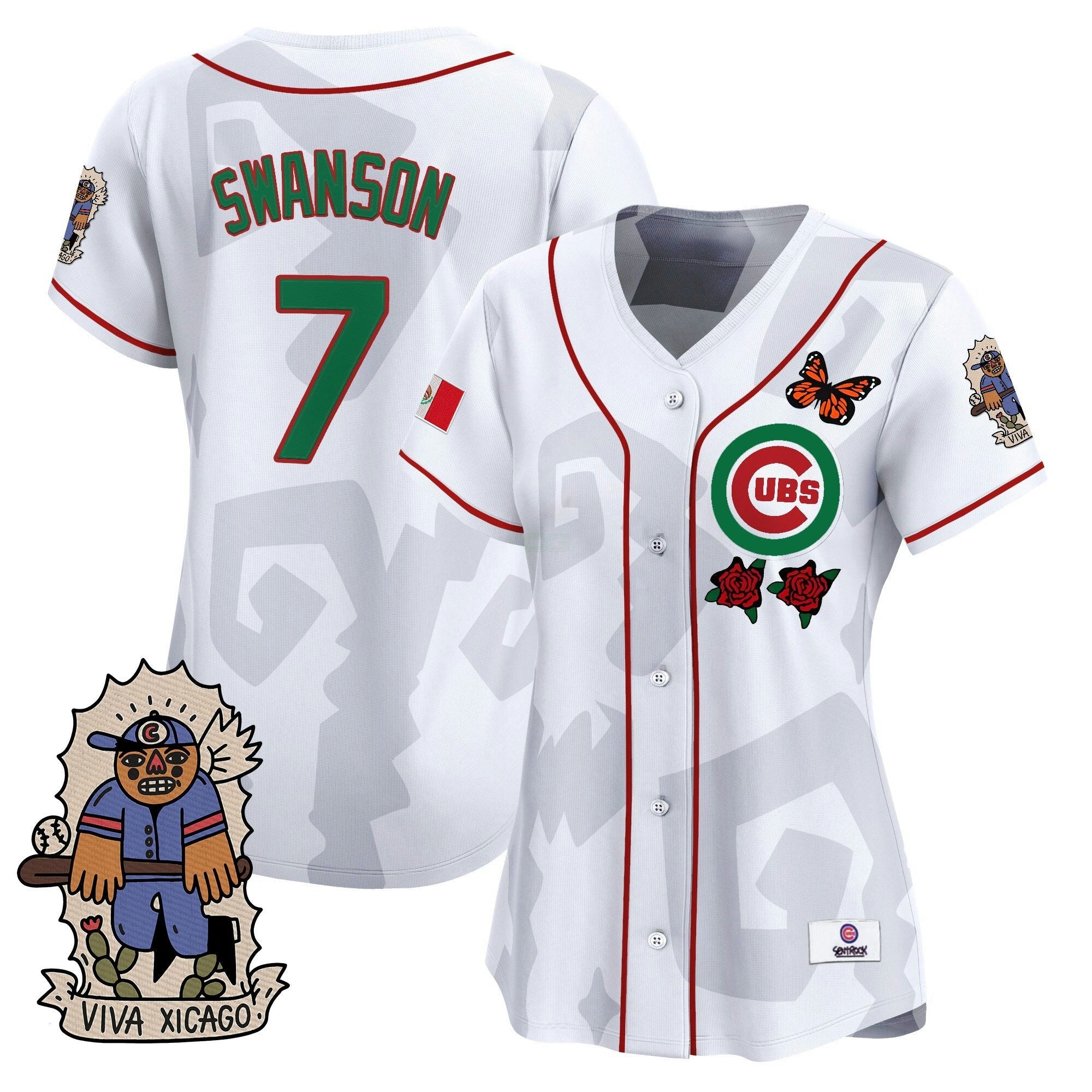 Camisa MLB Women’s 2025 Chicago Mexican Heritage Vapor Premier Limited Jersey – Stitched