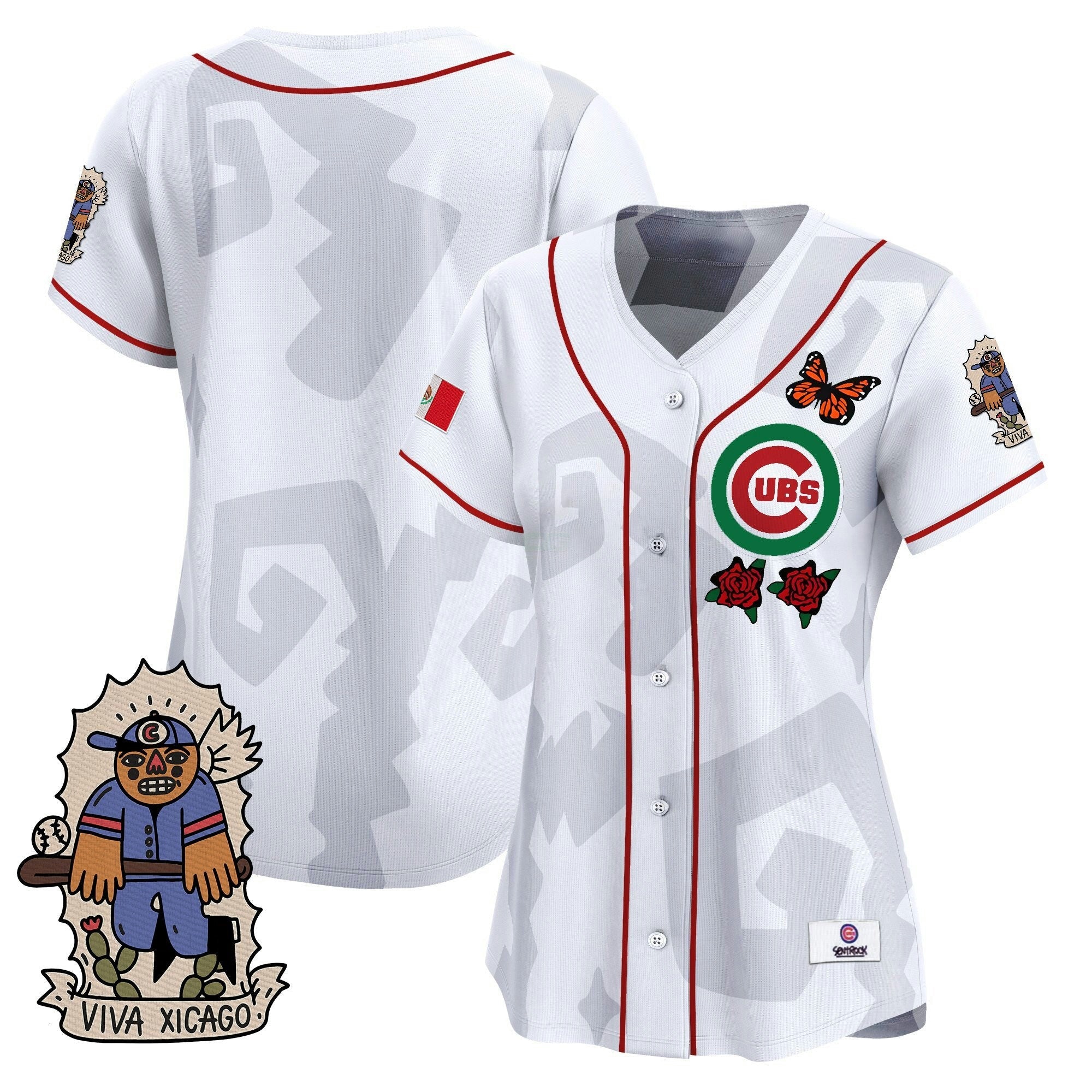 Camisa MLB Women’s 2025 Chicago Mexican Heritage Vapor Premier Limited Jersey – Stitched