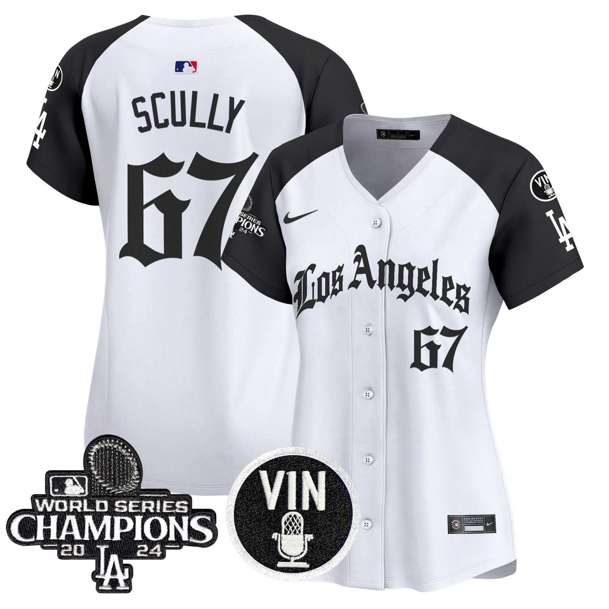 Camisa MLB Women’s 2025 LA Gothic Style Vapor Premier Limited Jersey