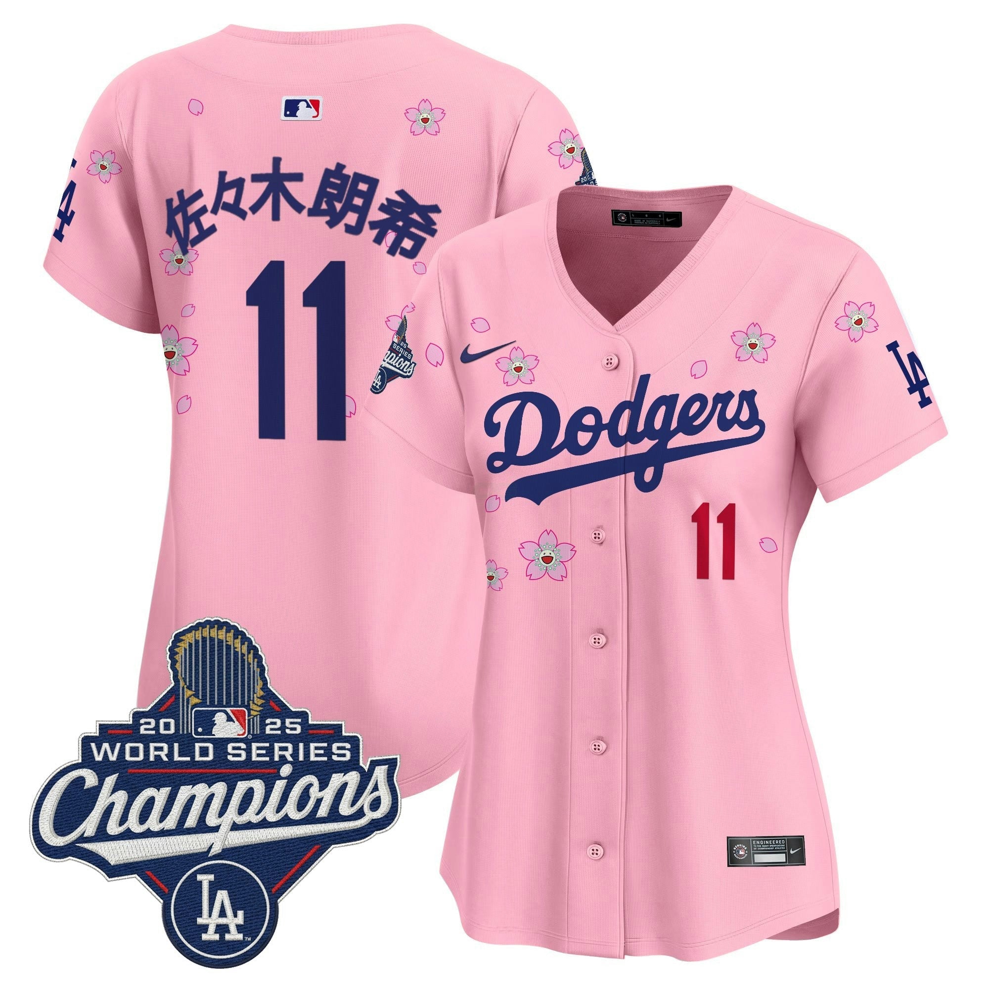 Camisa MLB Women’s 2025 World Series Champions x Tokyo Series Vapor Premier Limited Jersey – Stitched