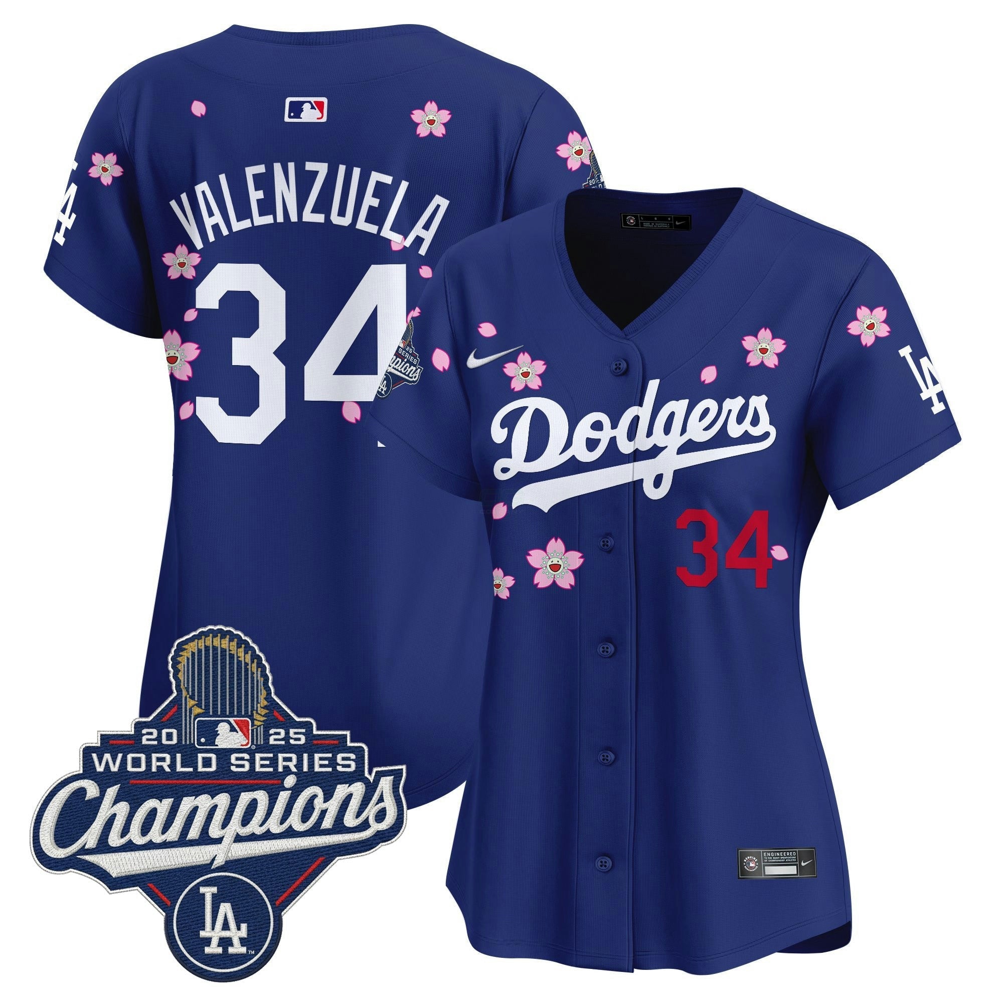 Camisa MLB Women’s 2025 World Series Champions x Tokyo Series Vapor Premier Limited Jersey – Stitched