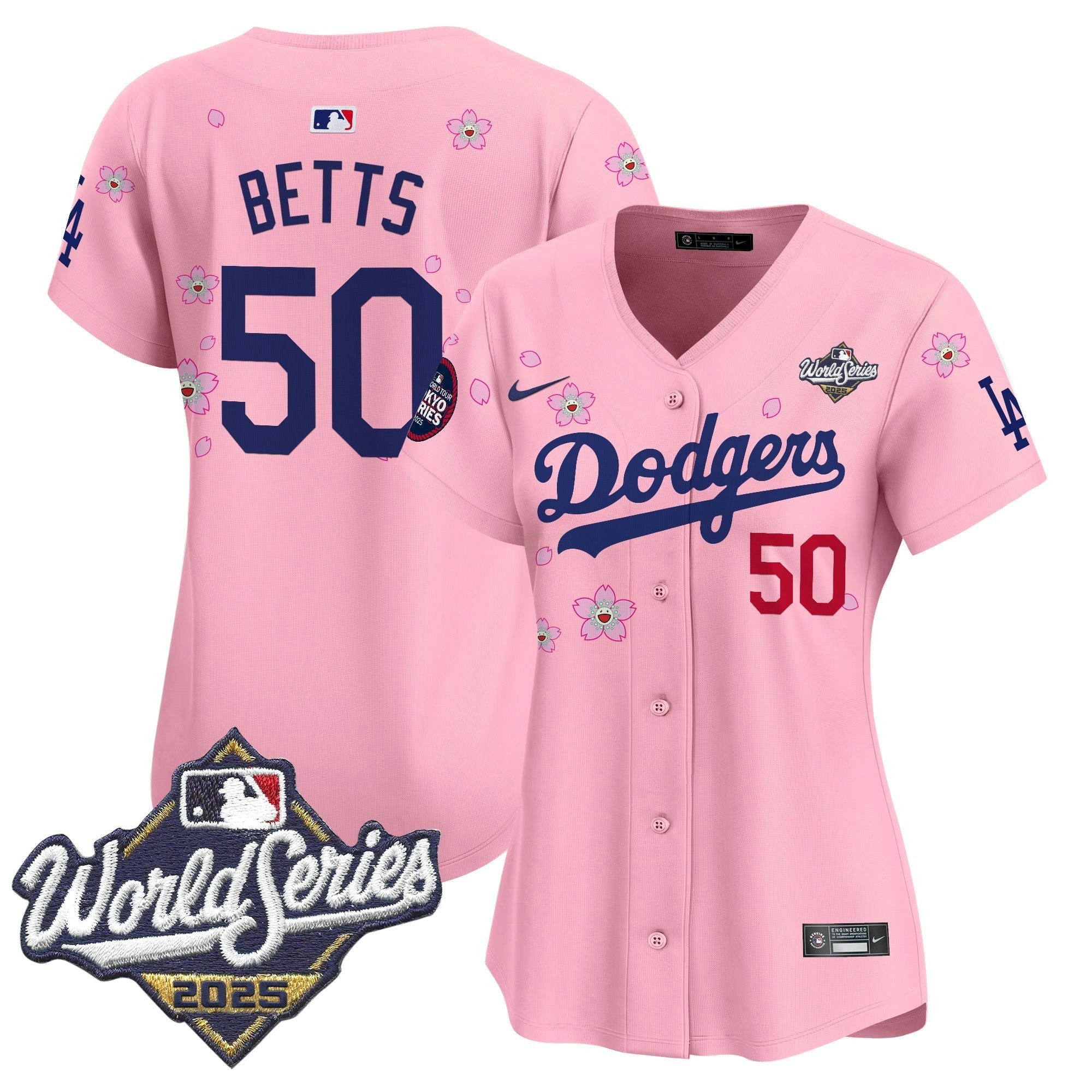 Camisa MLB Women’s 2025 World Series x Tokyo Series Vapor Premier Limited Jersey V2 – Stitched