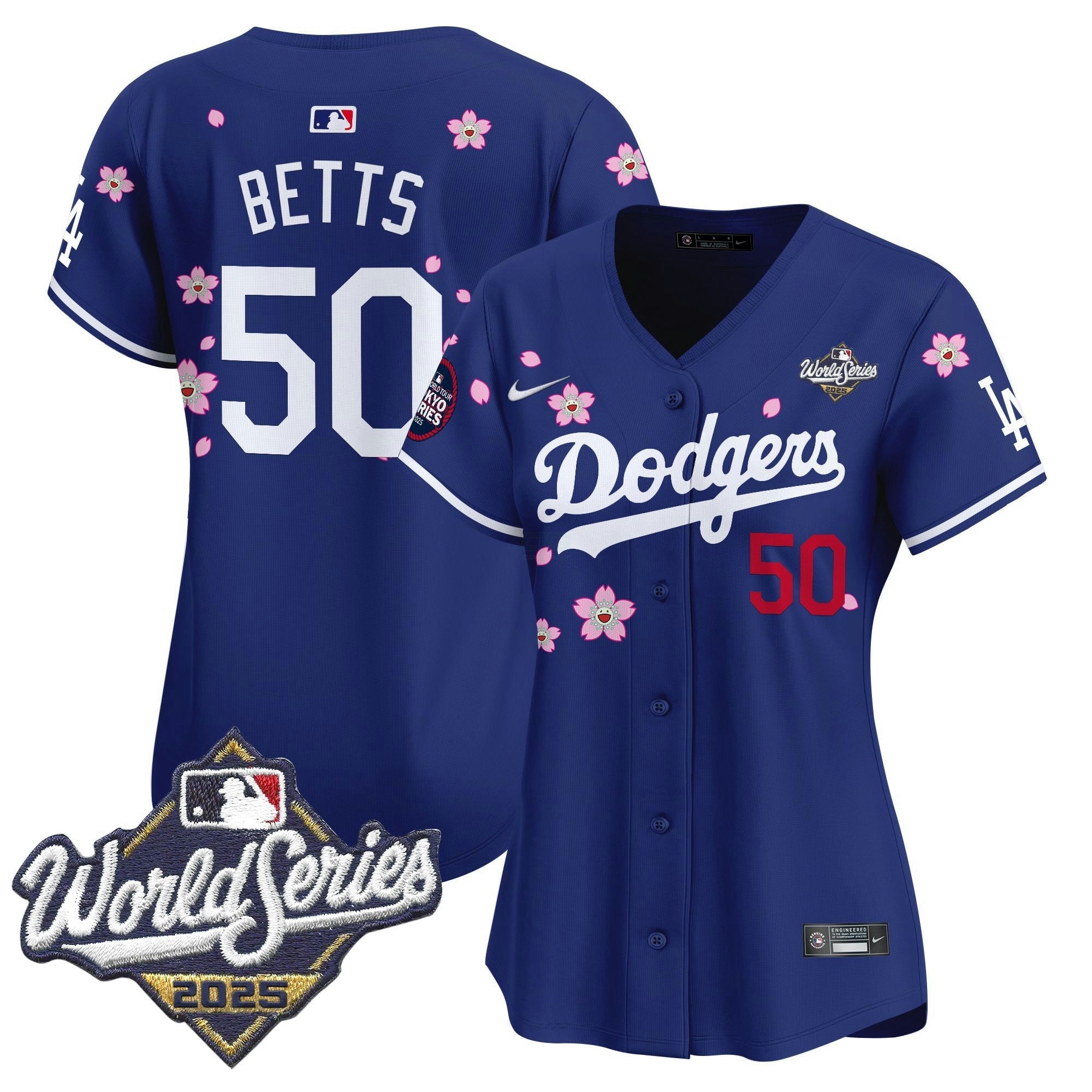 Camisa MLB Women’s 2025 World Series x Tokyo Series Vapor Premier Limited Jersey V2 – Stitched