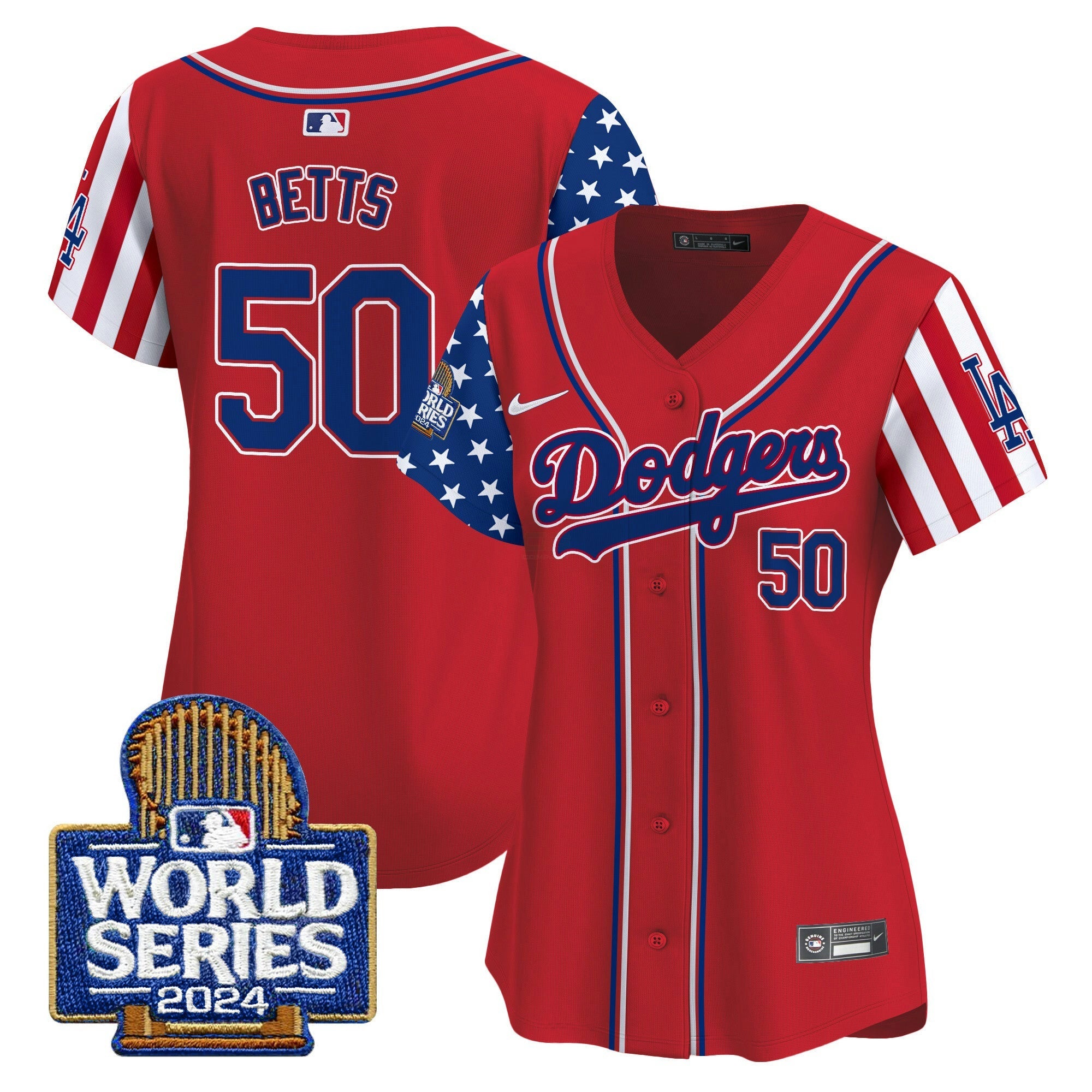 Camisa MLB Women’s American Style 2024 World Series Vapor Premier Limited Jersey