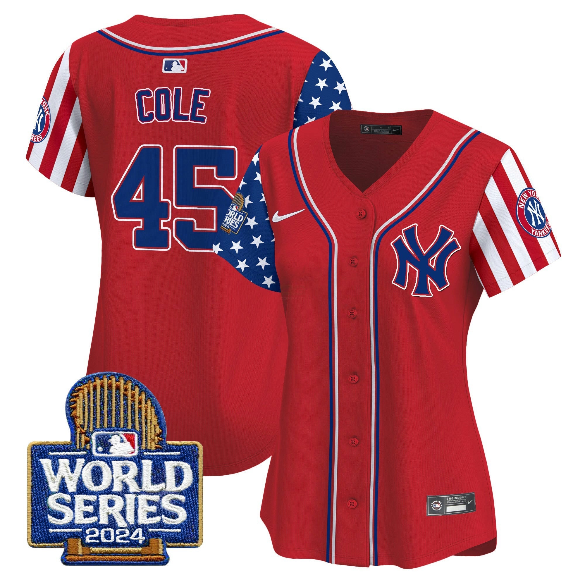 Camisa MLB Women’s American Style 2024 World Series Vapor Premier Limited Jersey