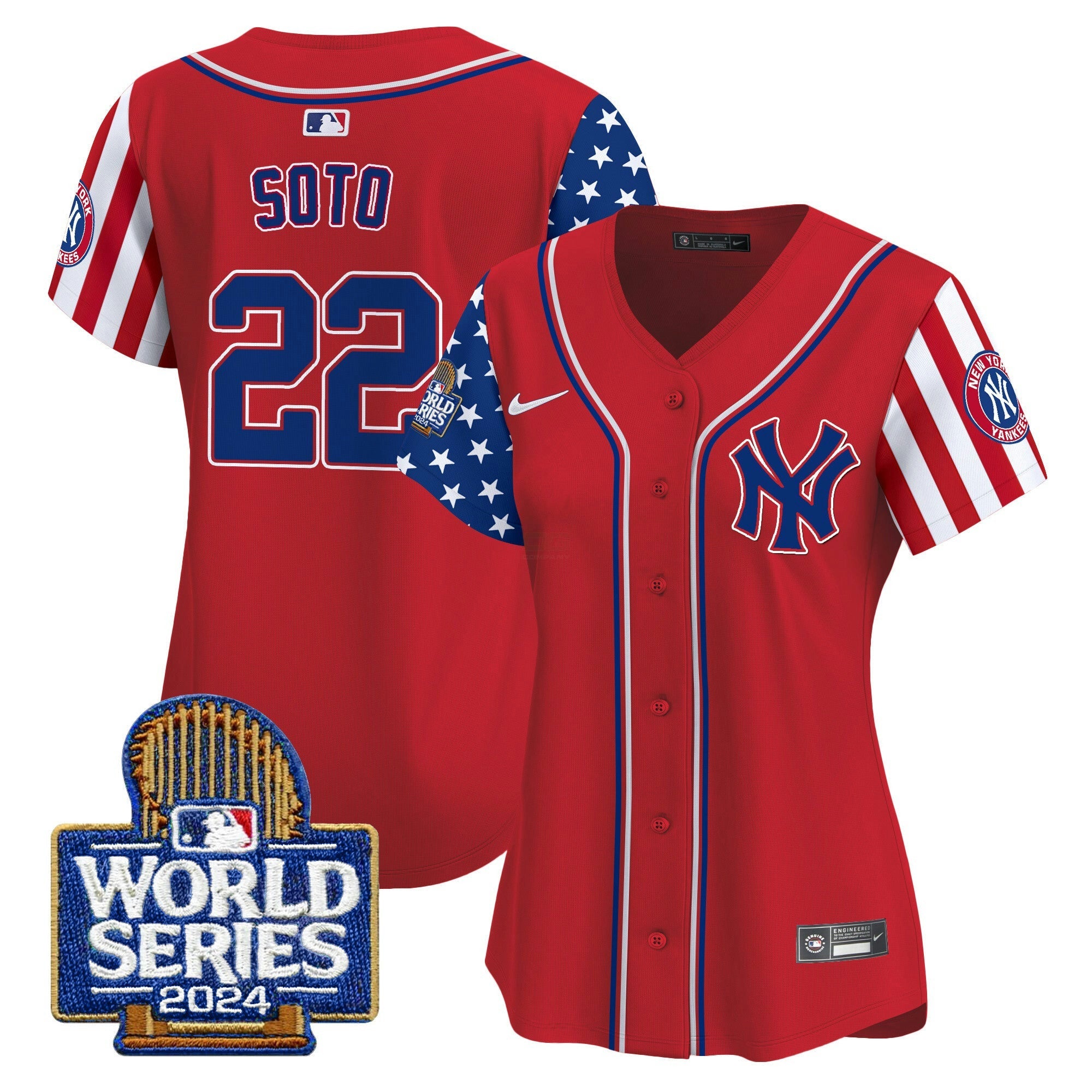 Camisa MLB Women’s American Style 2024 World Series Vapor Premier Limited Jersey