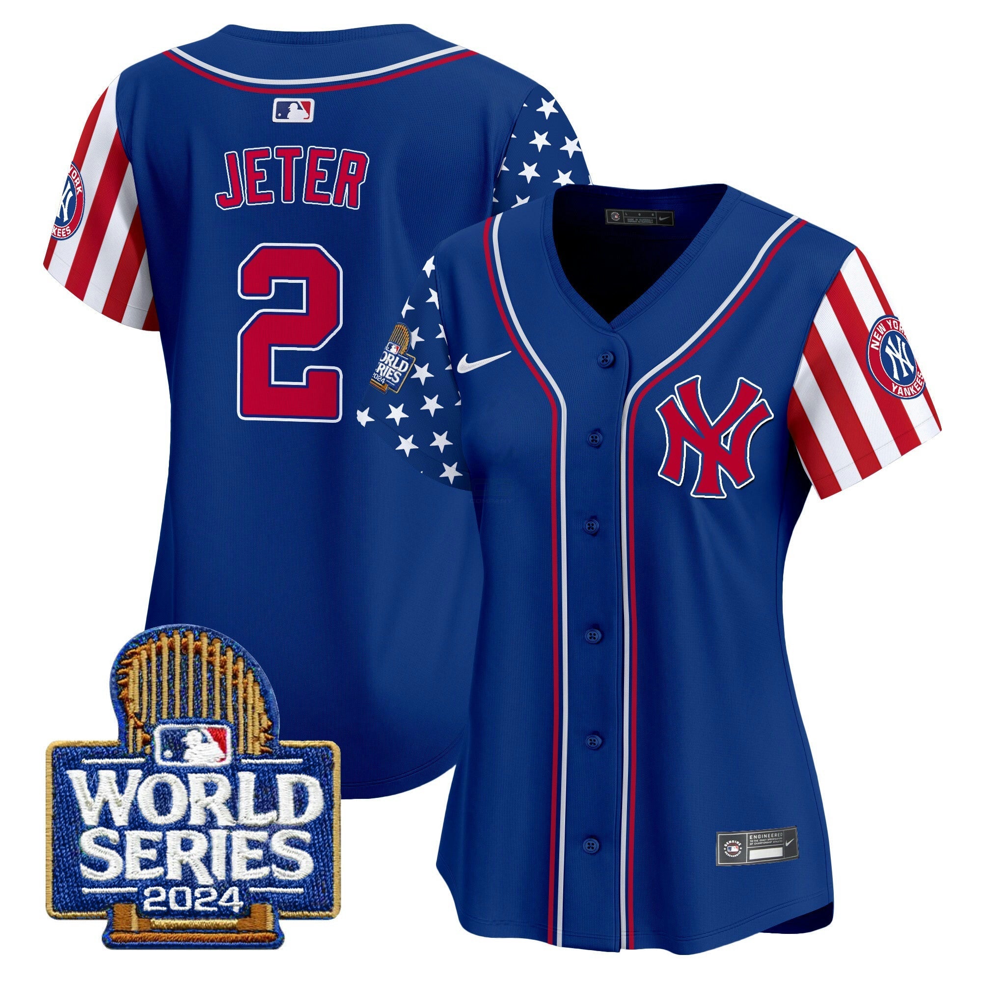 Camisa MLB Women’s American Style 2024 World Series Vapor Premier Limited Jersey
