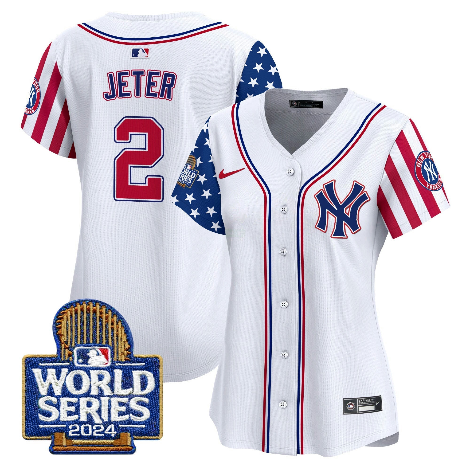 Camisa MLB Women’s American Style 2024 World Series Vapor Premier Limited Jersey