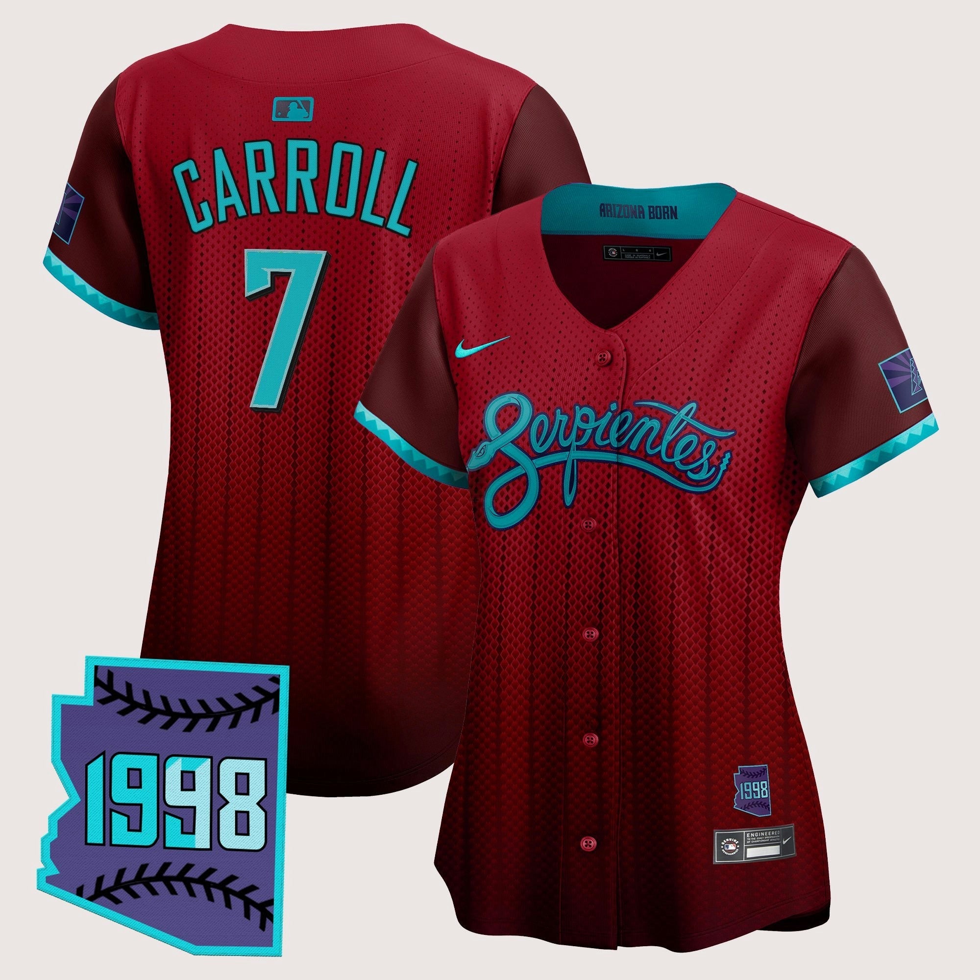 Camisa MLB Women’s Arizona 2025 City Connect Vapor Premier Limited Jersey V2 – Stitched
