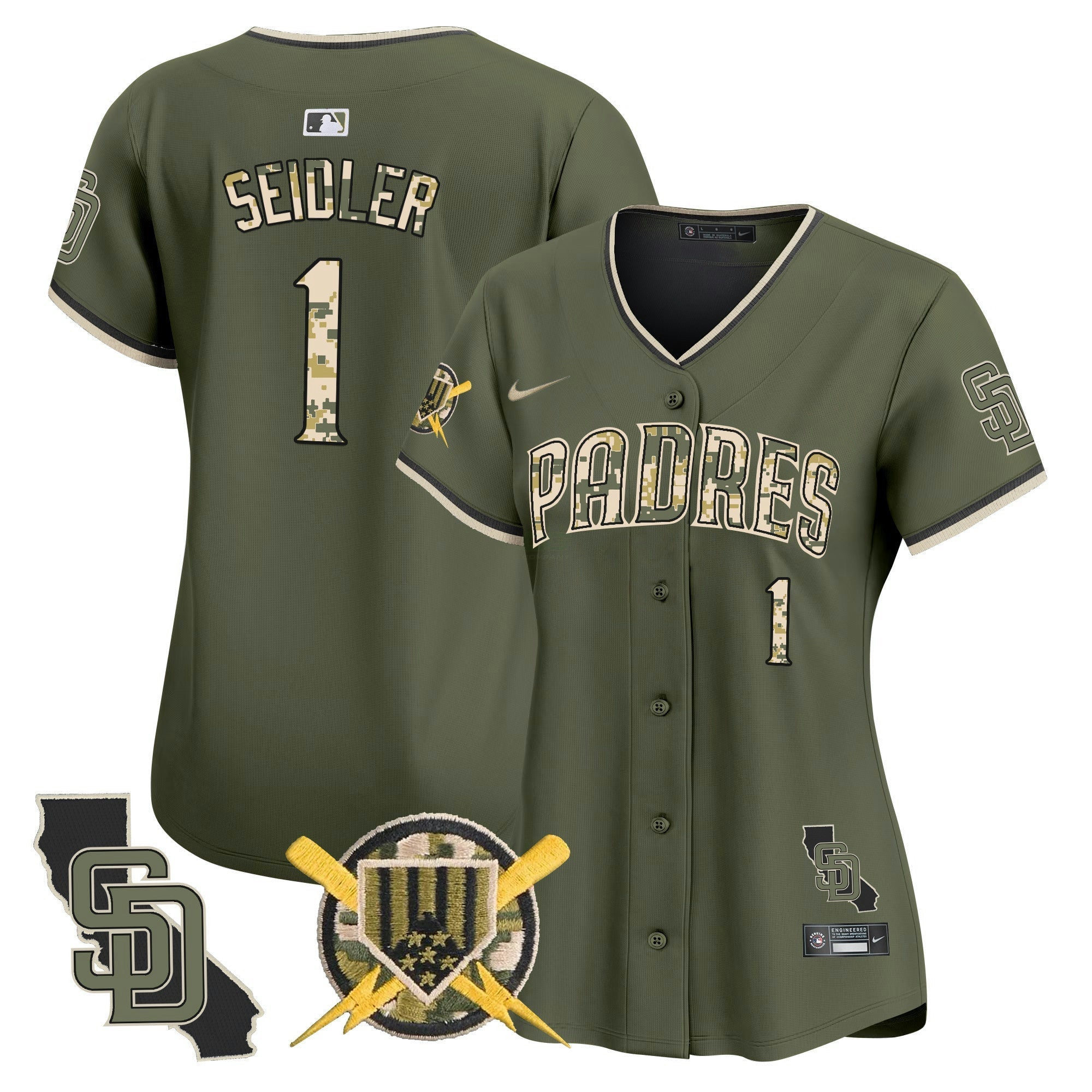 Camisa MLB Women’s Armed Forces Day Vapor Premier Limited Jersey