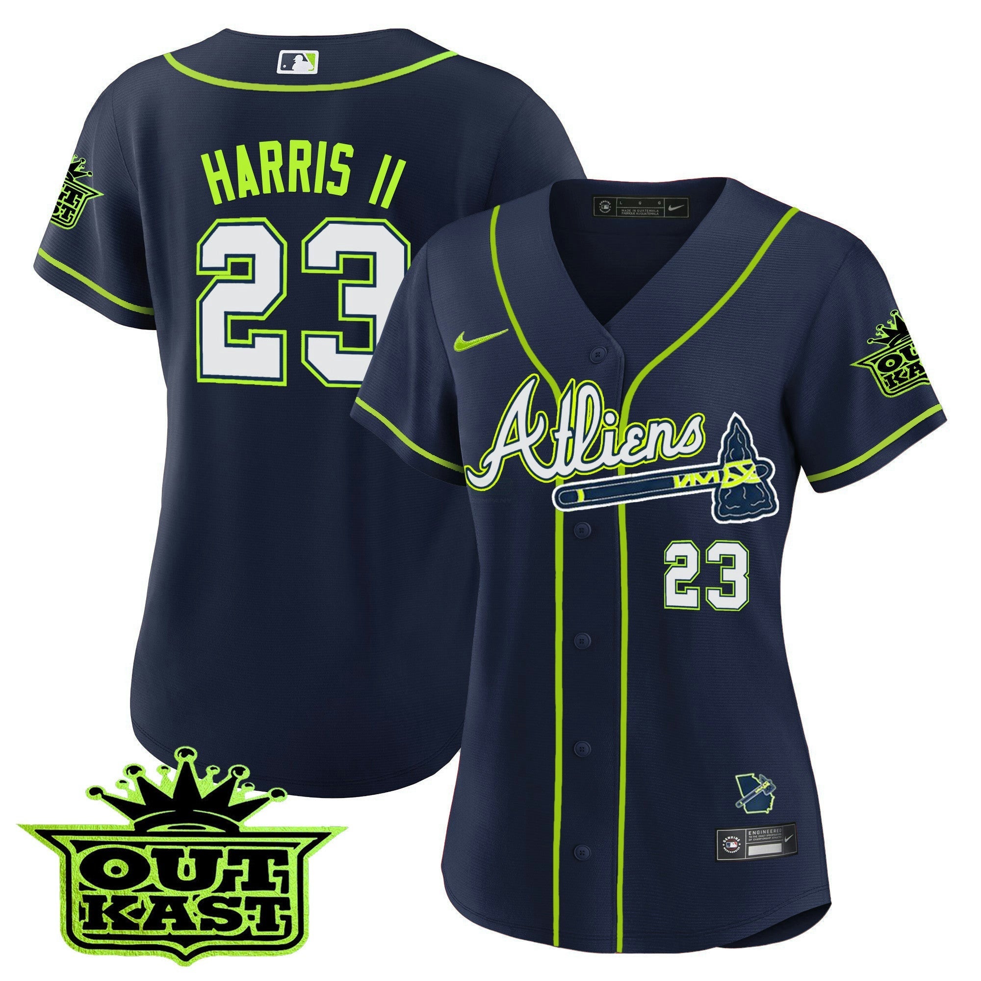 Camisa MLB Women’s Atlanta Atliens Jersey