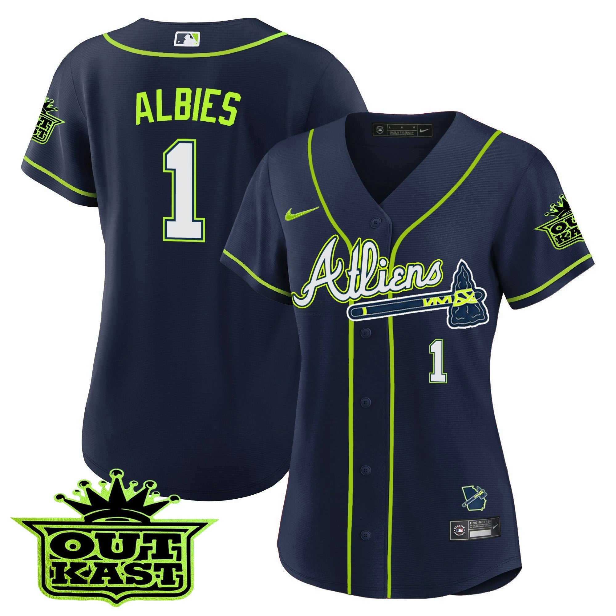 Camisa MLB Women’s Atlanta Atliens Jersey