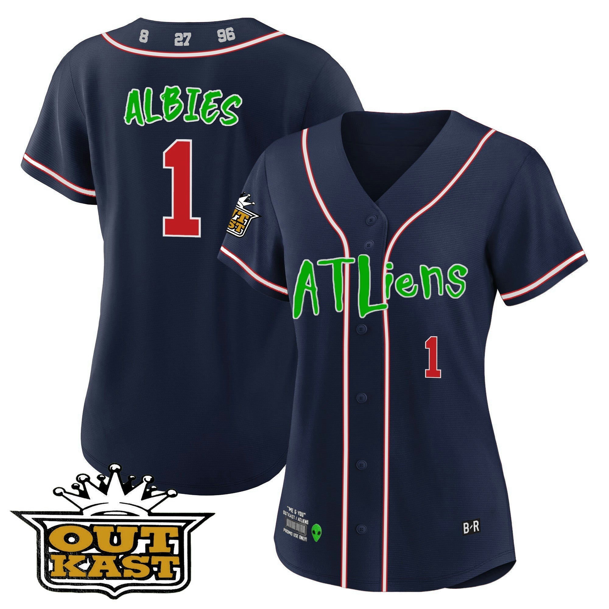 Camisa MLB Women’s Atlanta Atliens Jersey