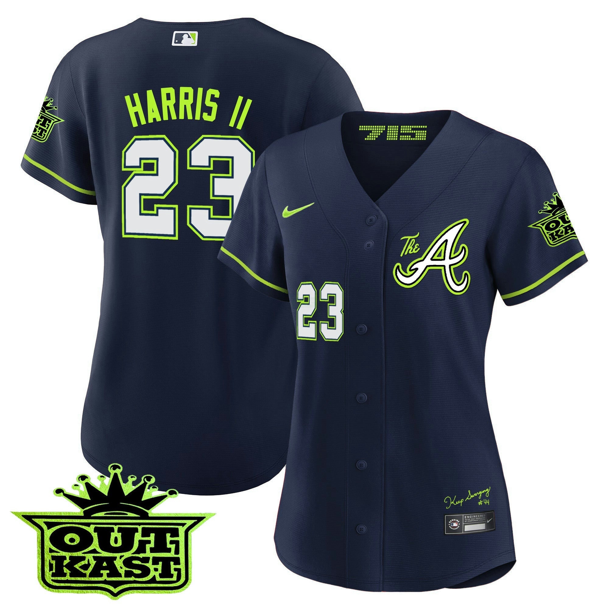 Camisa MLB Women’s Atlanta Atliens The A Jersey