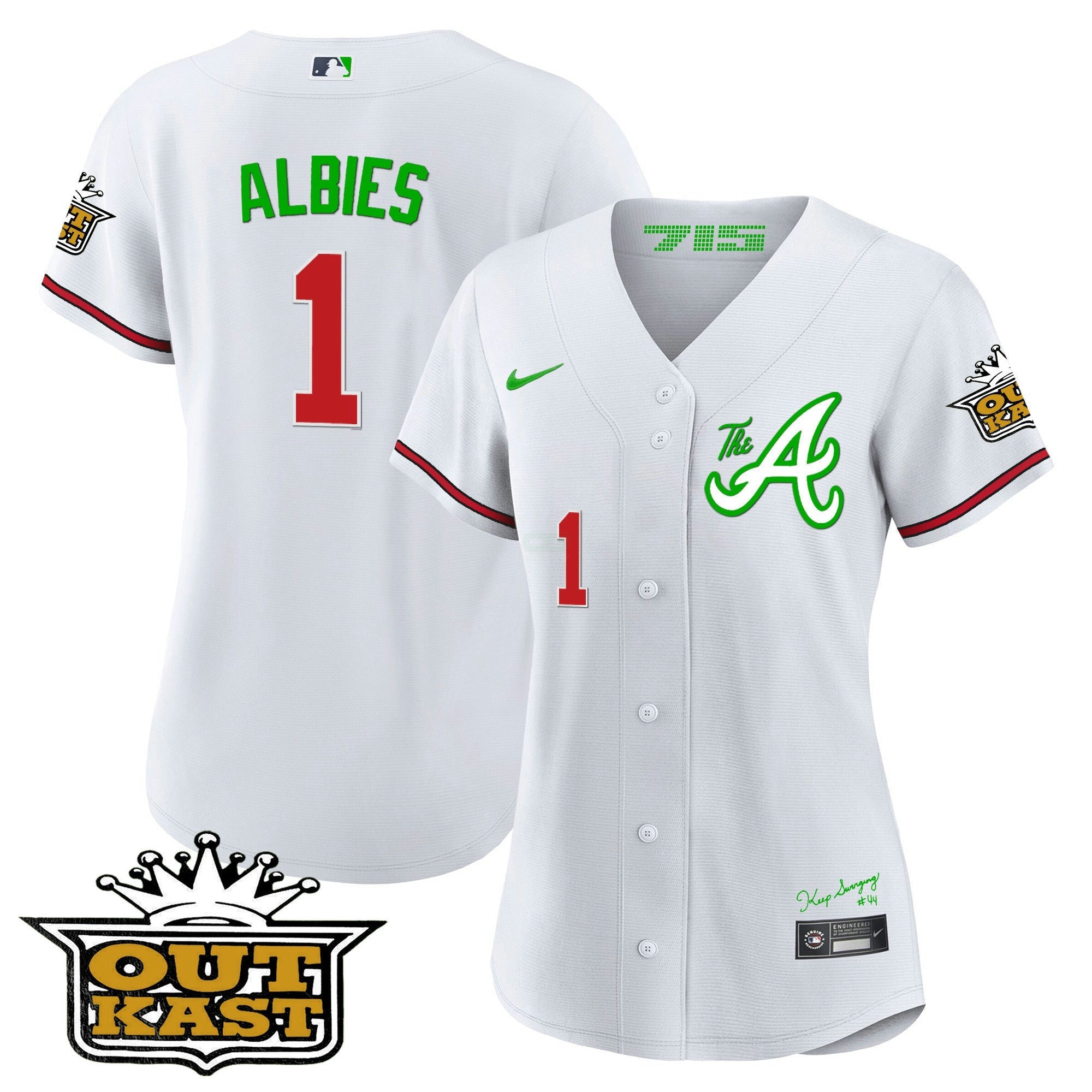 Camisa MLB Women’s Atlanta Atliens The A Jersey