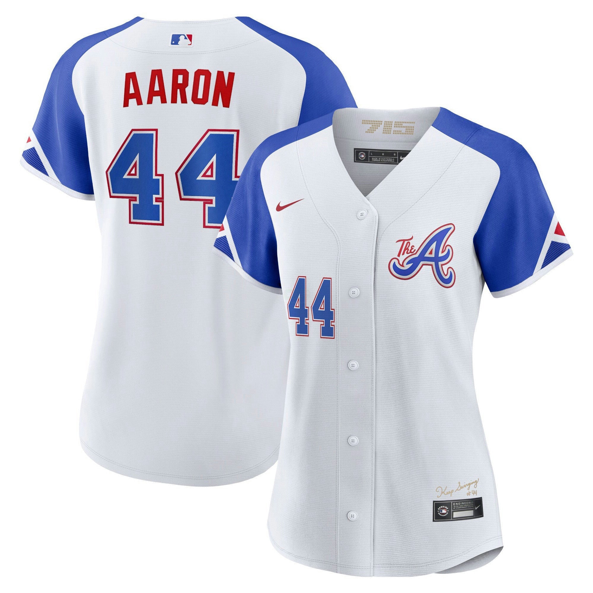 Camisa MLB Women’s Atlanta Champions City Connect Dourada Jersey
