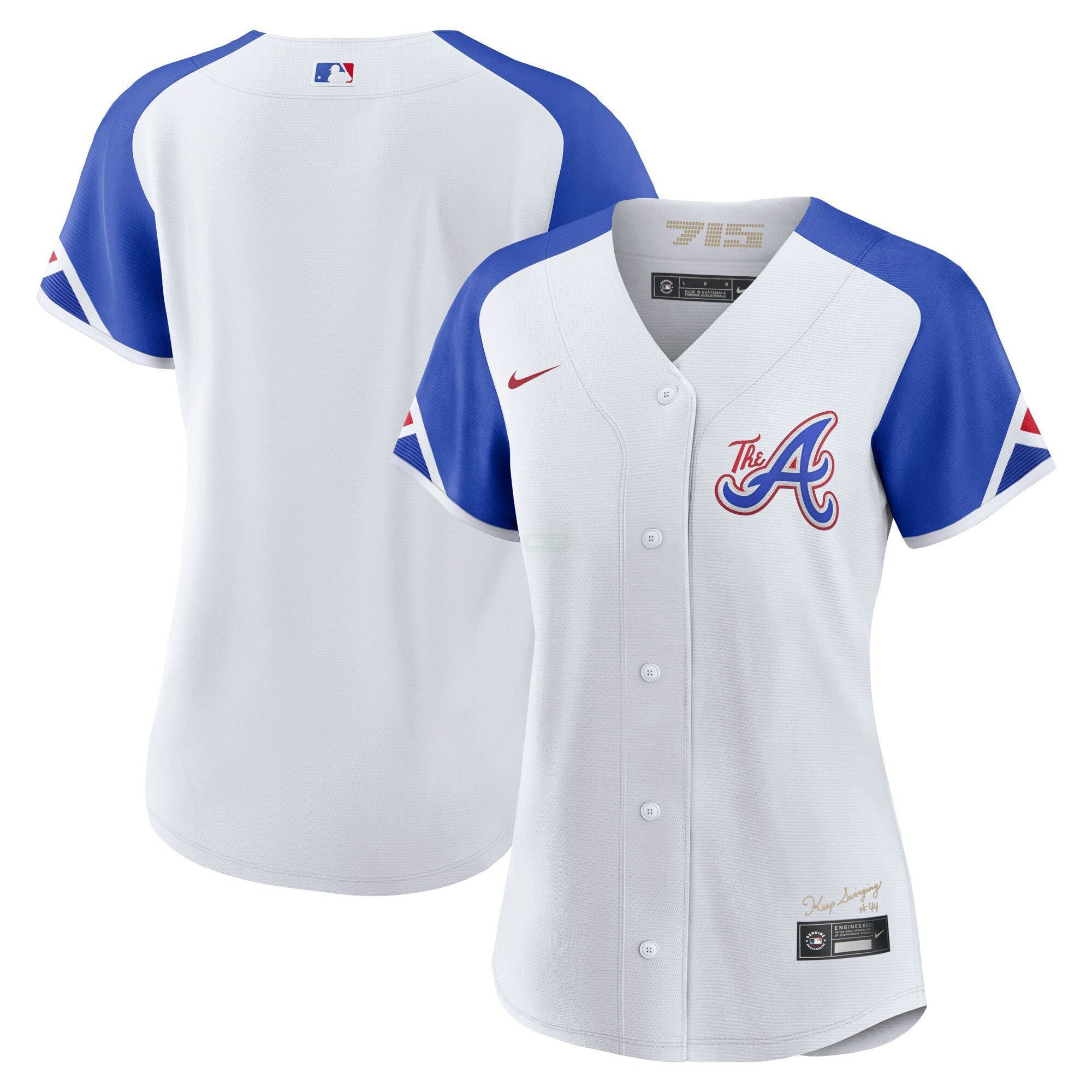 Camisa MLB Women’s Atlanta Champions City Connect Dourada Jersey