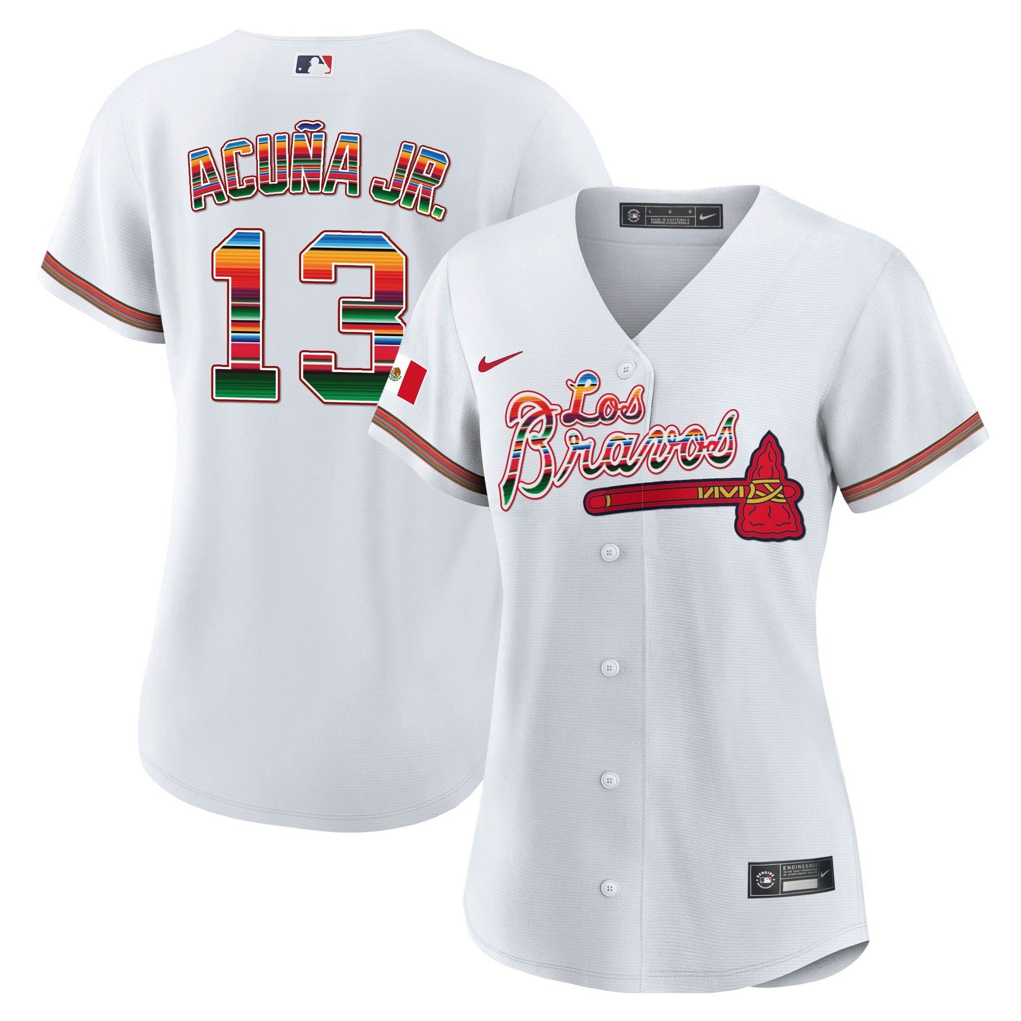 Camisa MLB Women’s Atlanta Los Bravos Mexico Jersey