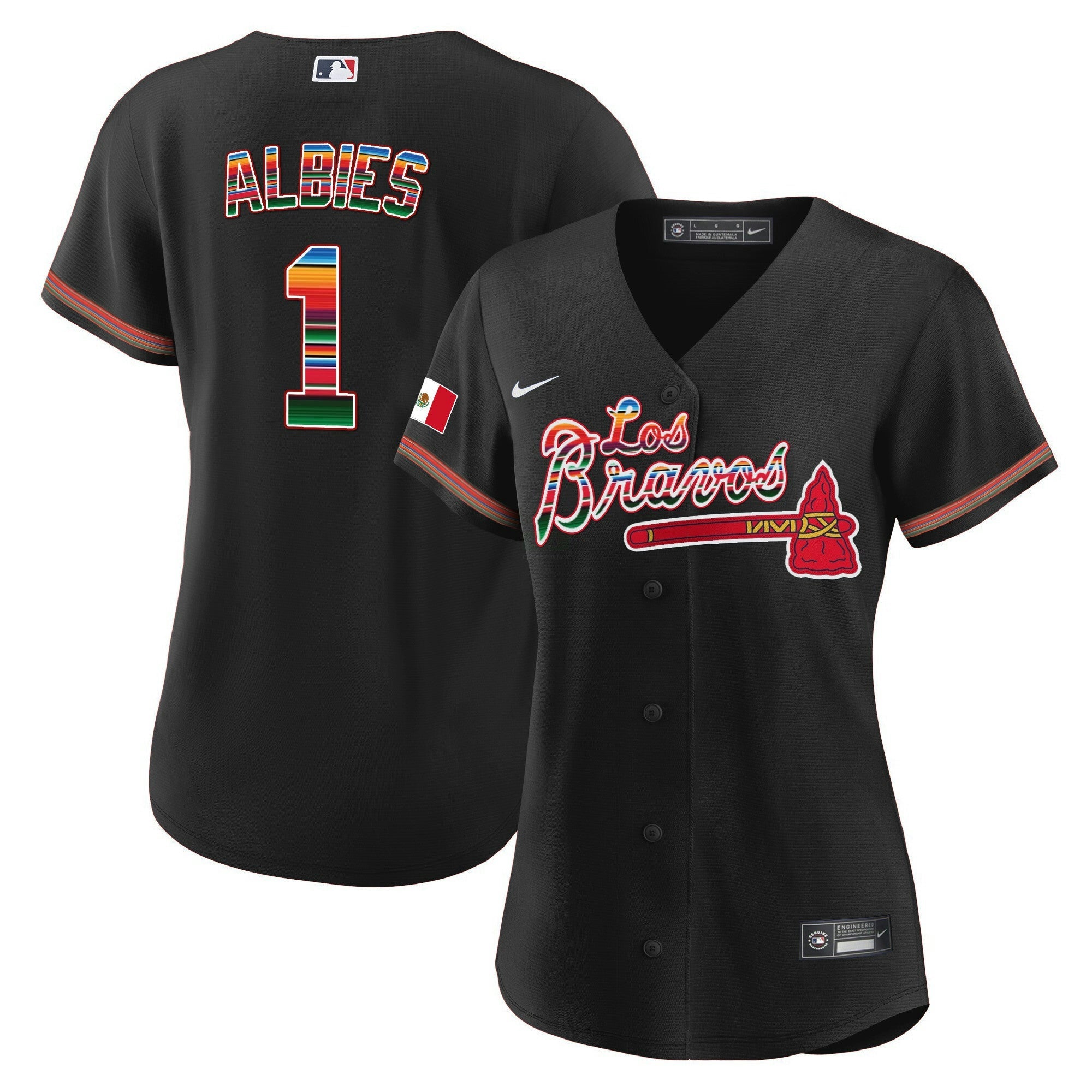 Camisa MLB Women’s Atlanta Los Bravos Mexico Jersey