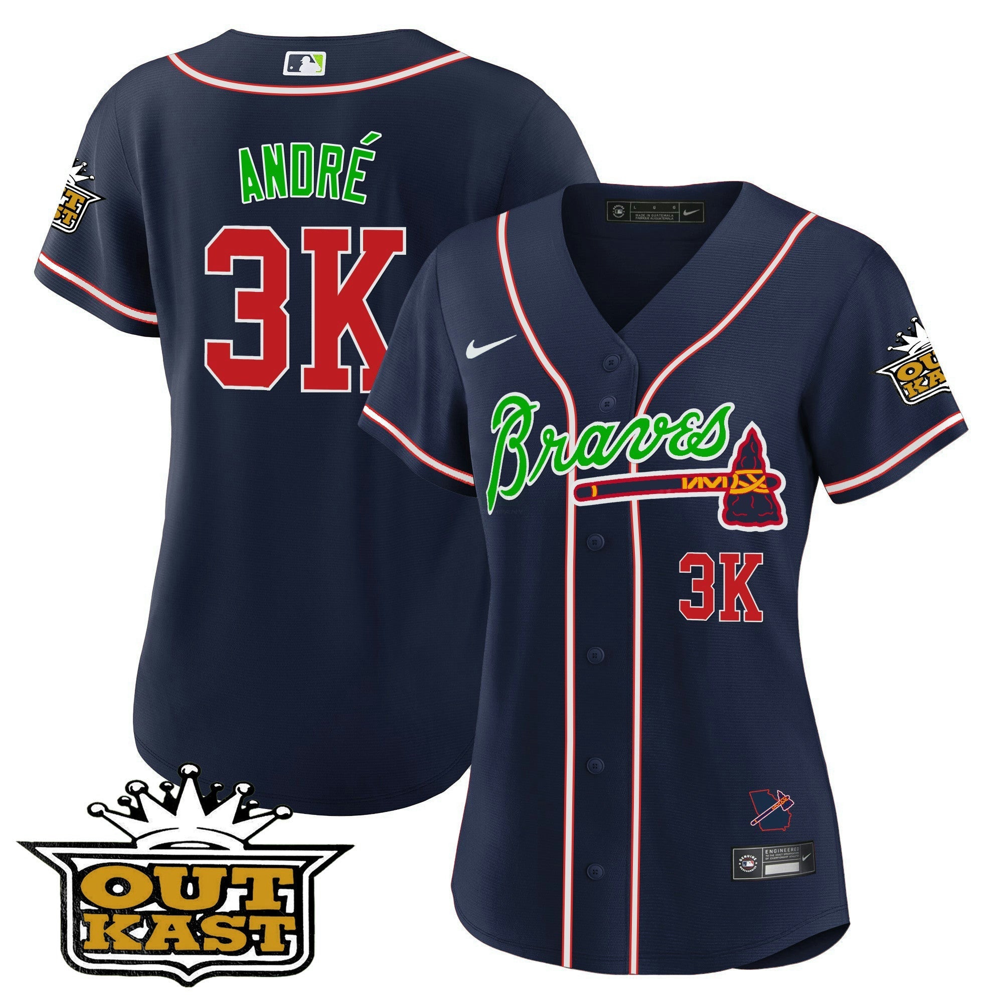Camisa MLB Women’s Atlanta Outkast Jersey V2