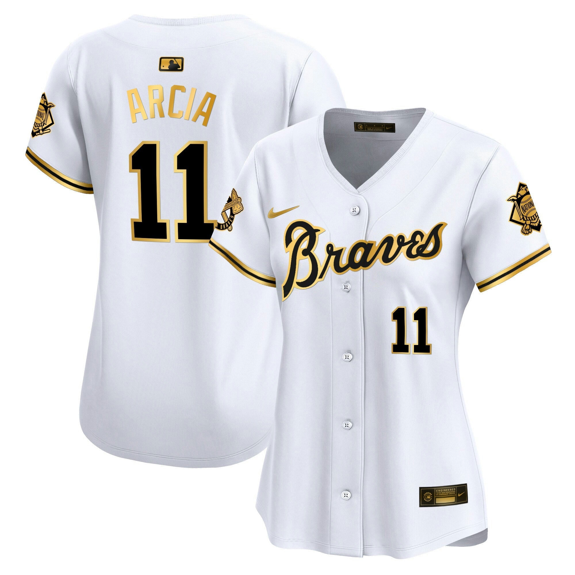 Camisa MLB Women’s Atlanta Peaches n’ Creme Vapor Premier Limited Jersey