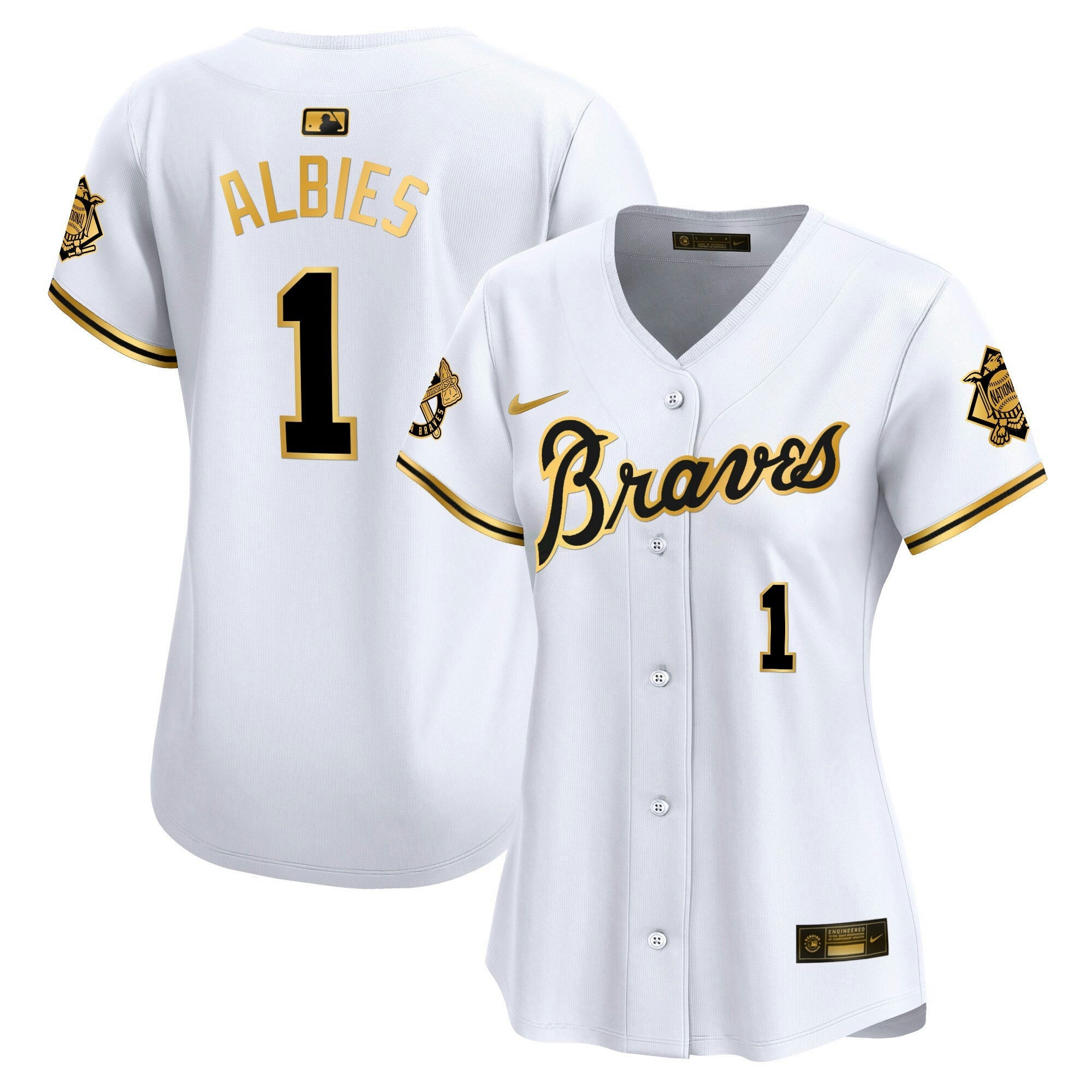 Camisa MLB Women’s Atlanta Peaches n’ Creme Vapor Premier Limited Jersey