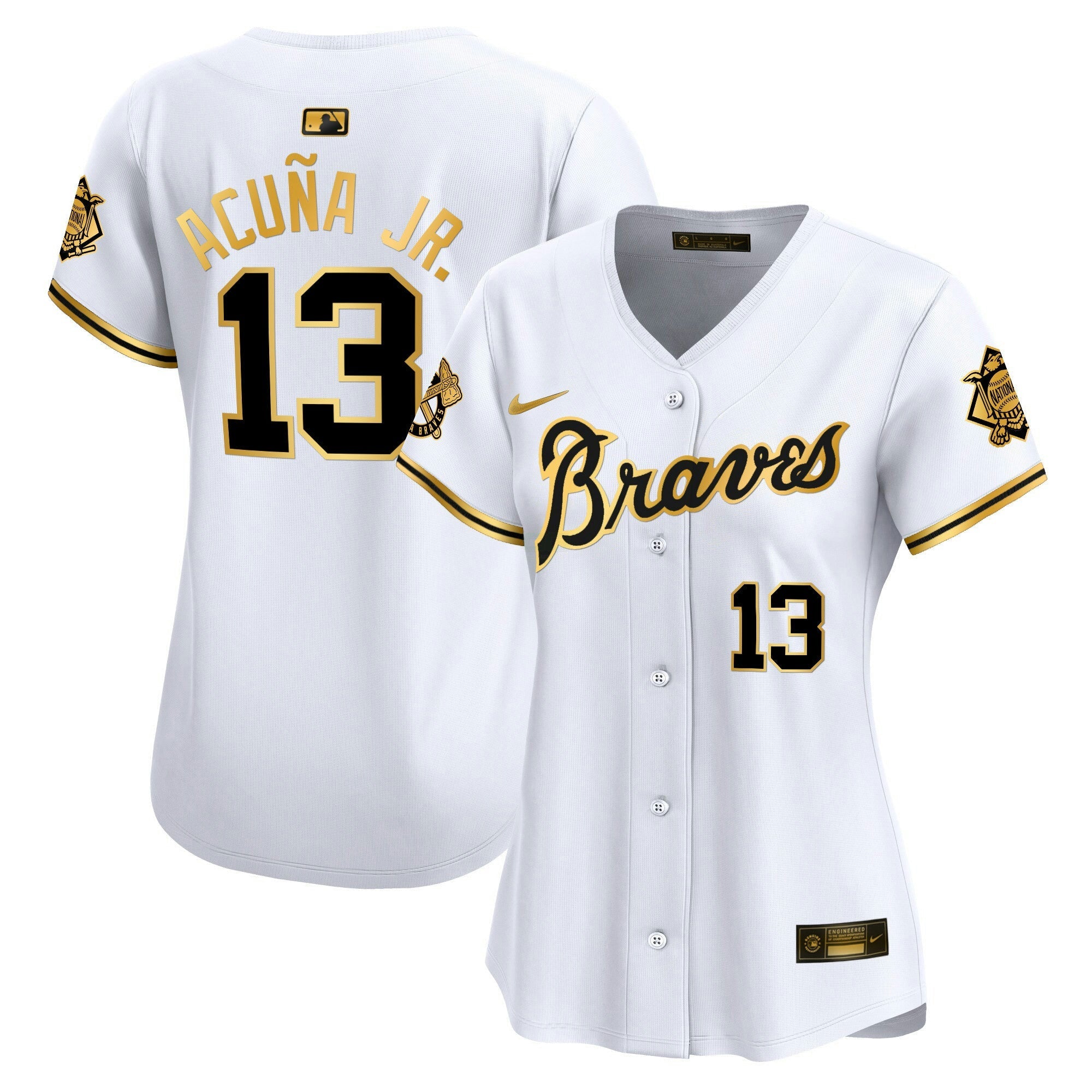 Camisa MLB Women’s Atlanta Peaches n’ Creme Vapor Premier Limited Jersey