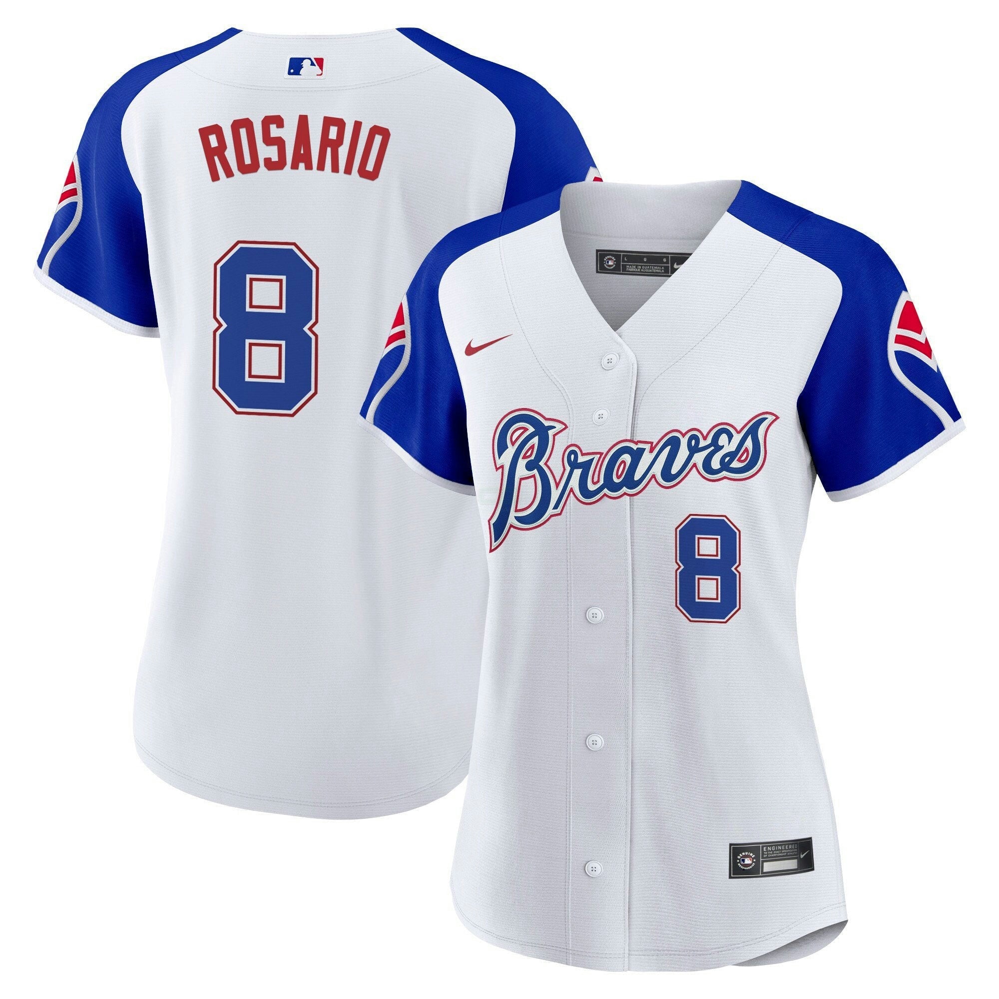 Camisa MLB Women’s Atlanta Throwback 1974 – 1982 Jersey - 1974