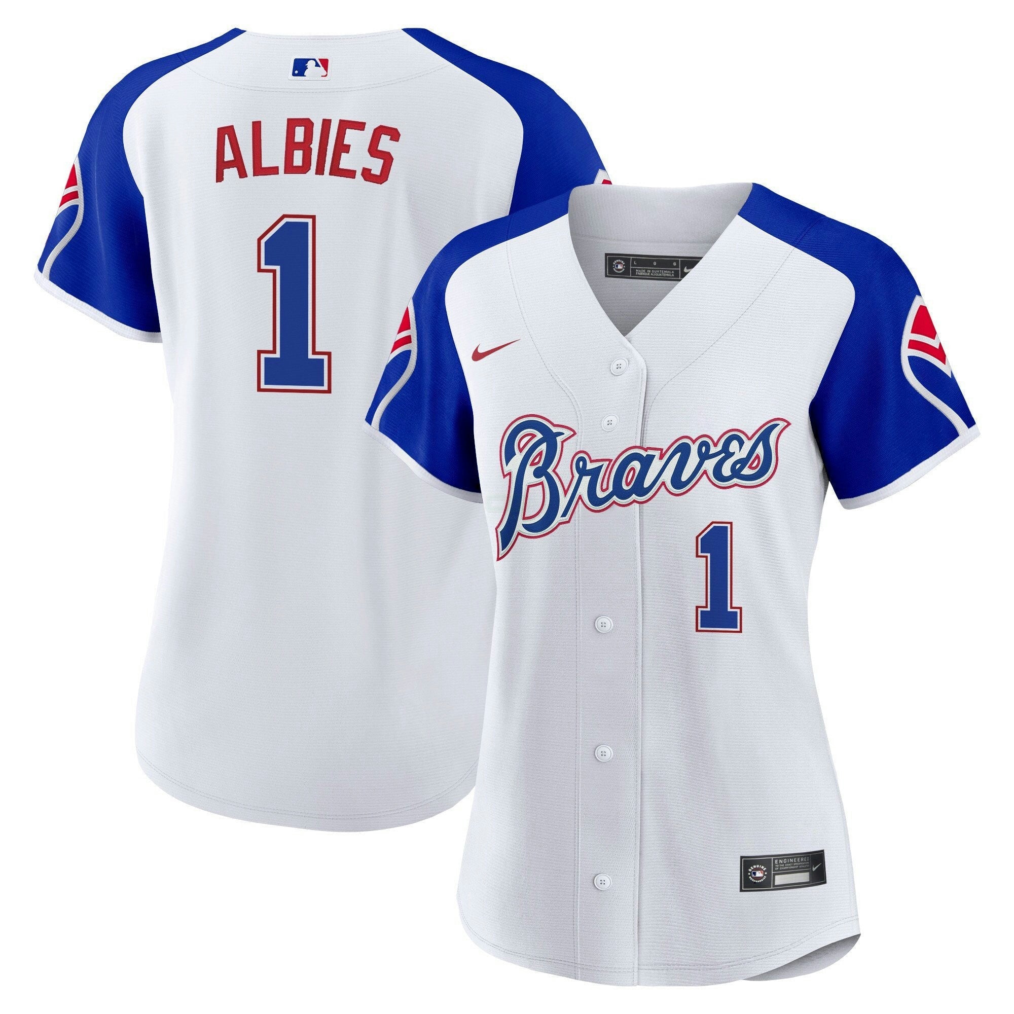 Camisa MLB Women’s Atlanta Throwback 1974 – 1982 Jersey - 1974