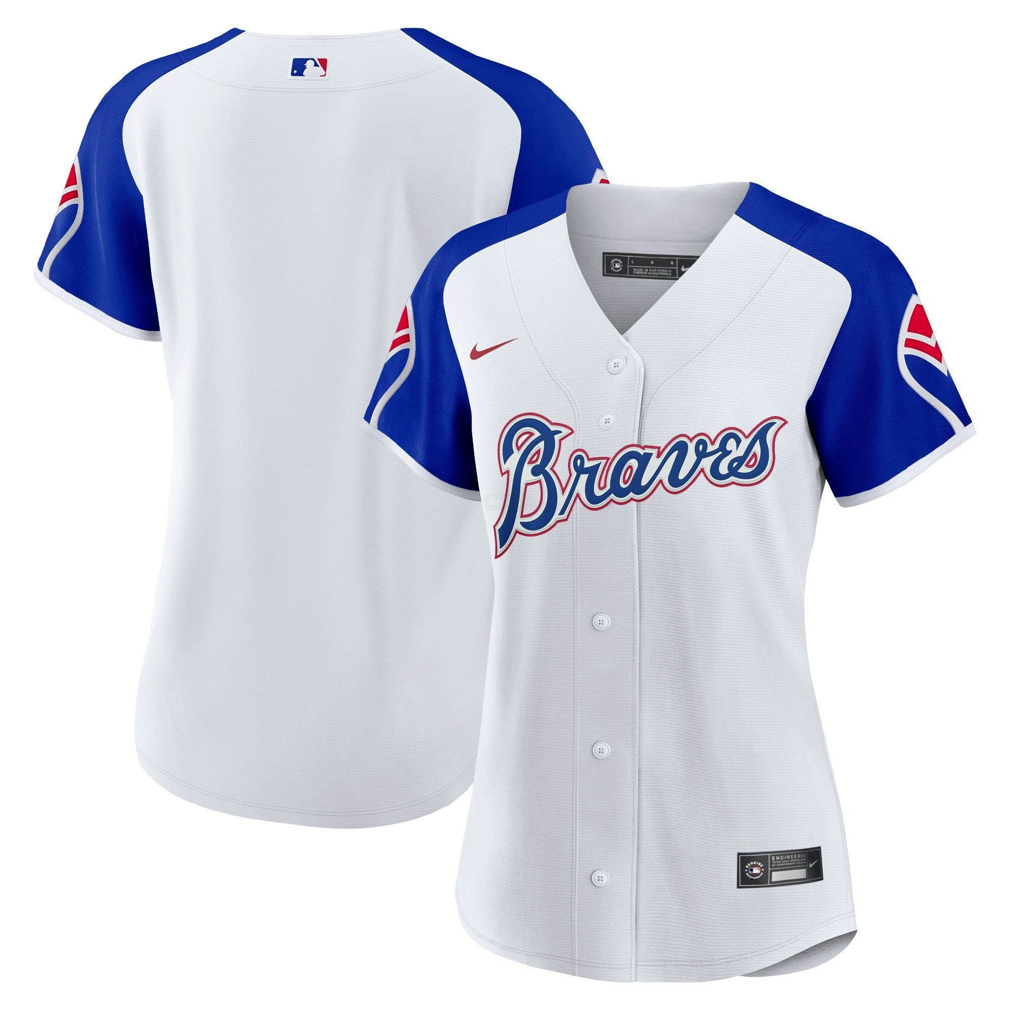 Camisa MLB Women’s Atlanta Throwback 1974 – 1982 Jersey - 1974