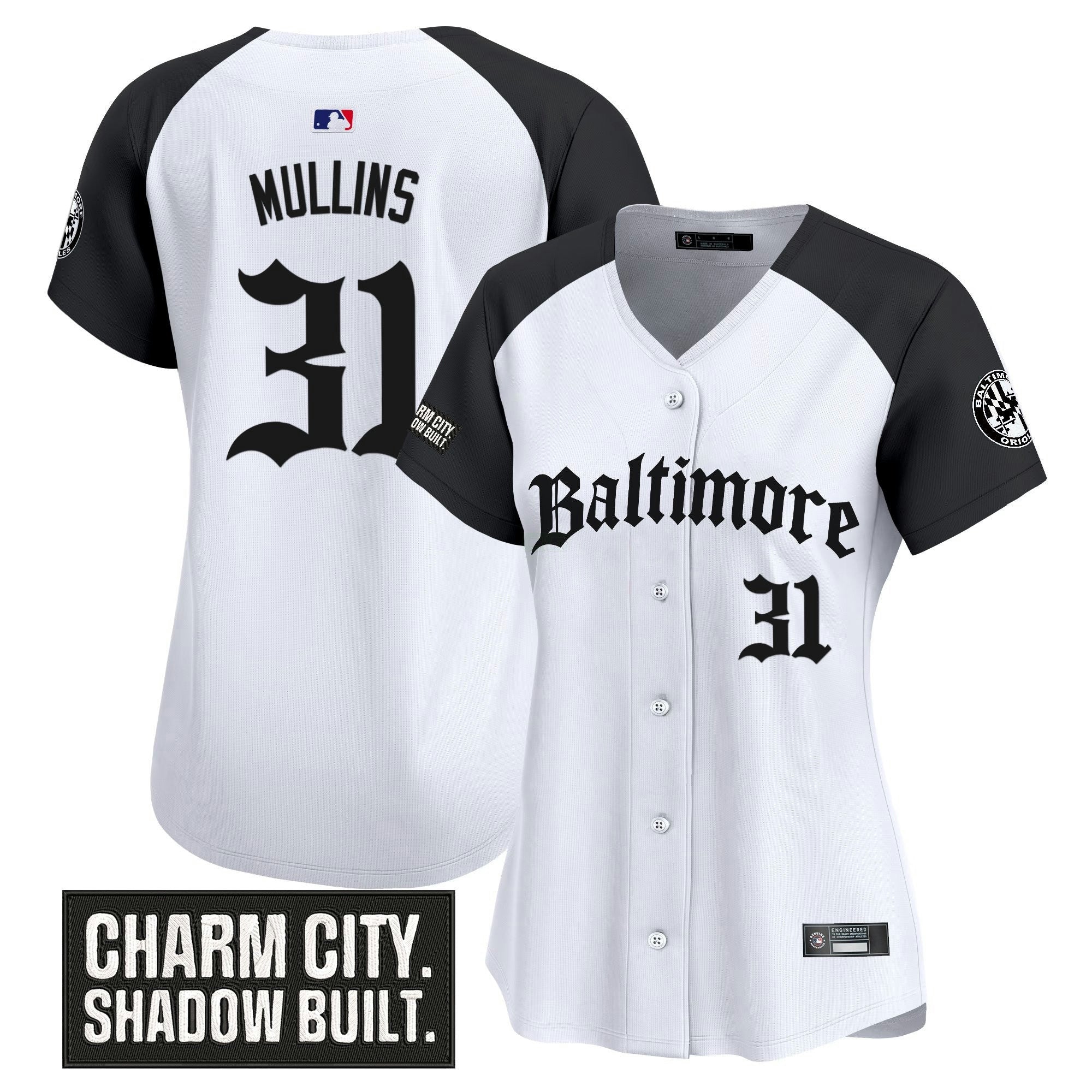 Camisa MLB Women’s Baltimore ‘Gothic Harbor Edition’ Vapor Premier Limited Jersey