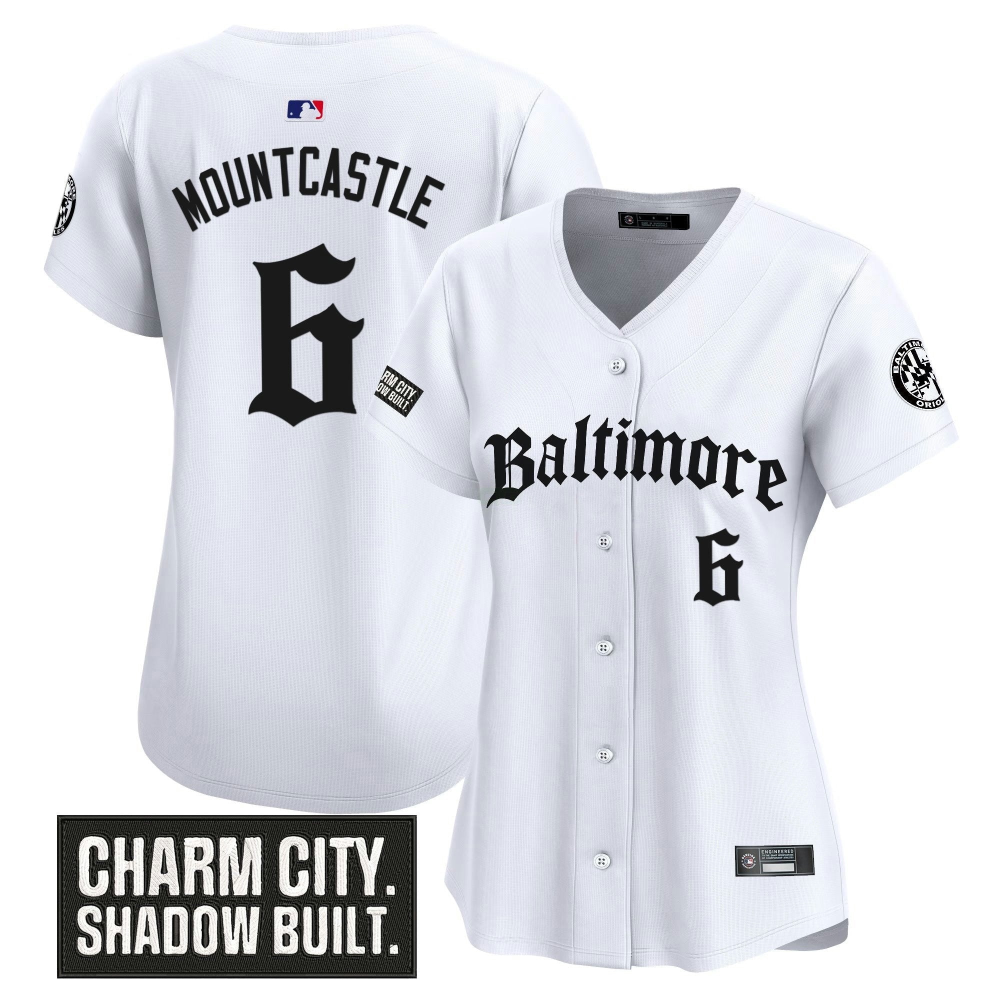 Camisa MLB Women’s Baltimore ‘Gothic Harbor Edition’ Vapor Premier Limited Jersey