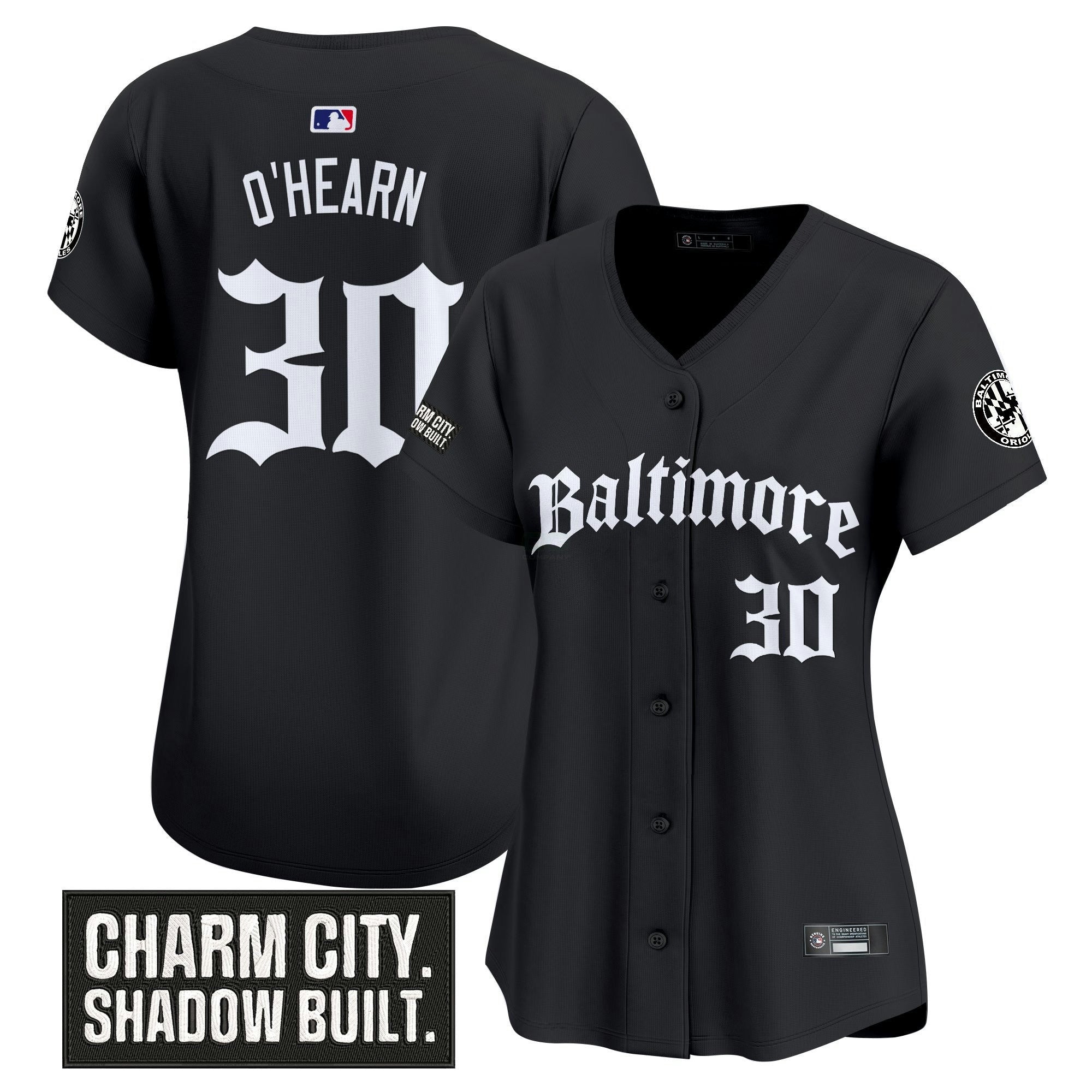 Camisa MLB Women’s Baltimore ‘Gothic Harbor Edition’ Vapor Premier Limited Jersey