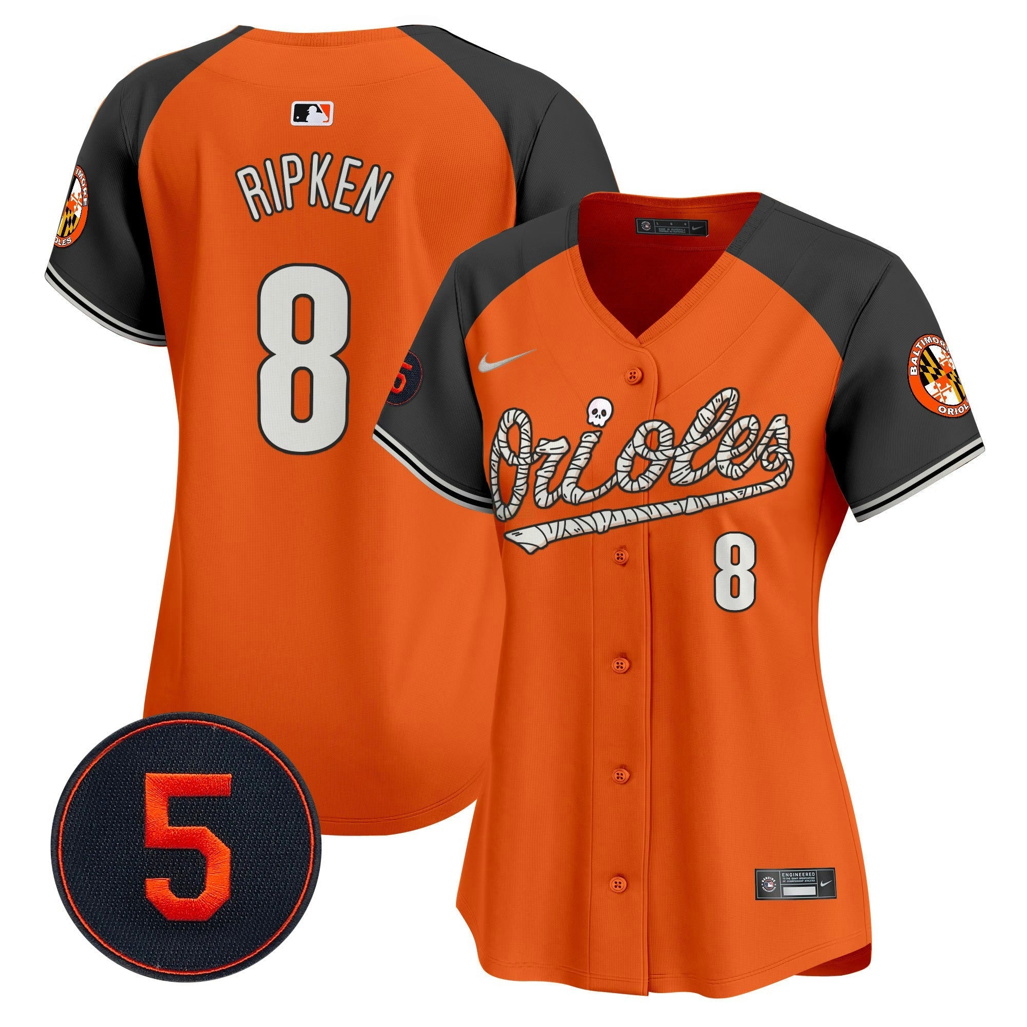 Camisa MLB Women’s Baltimore Halloween Vapor Premier Limited Jersey