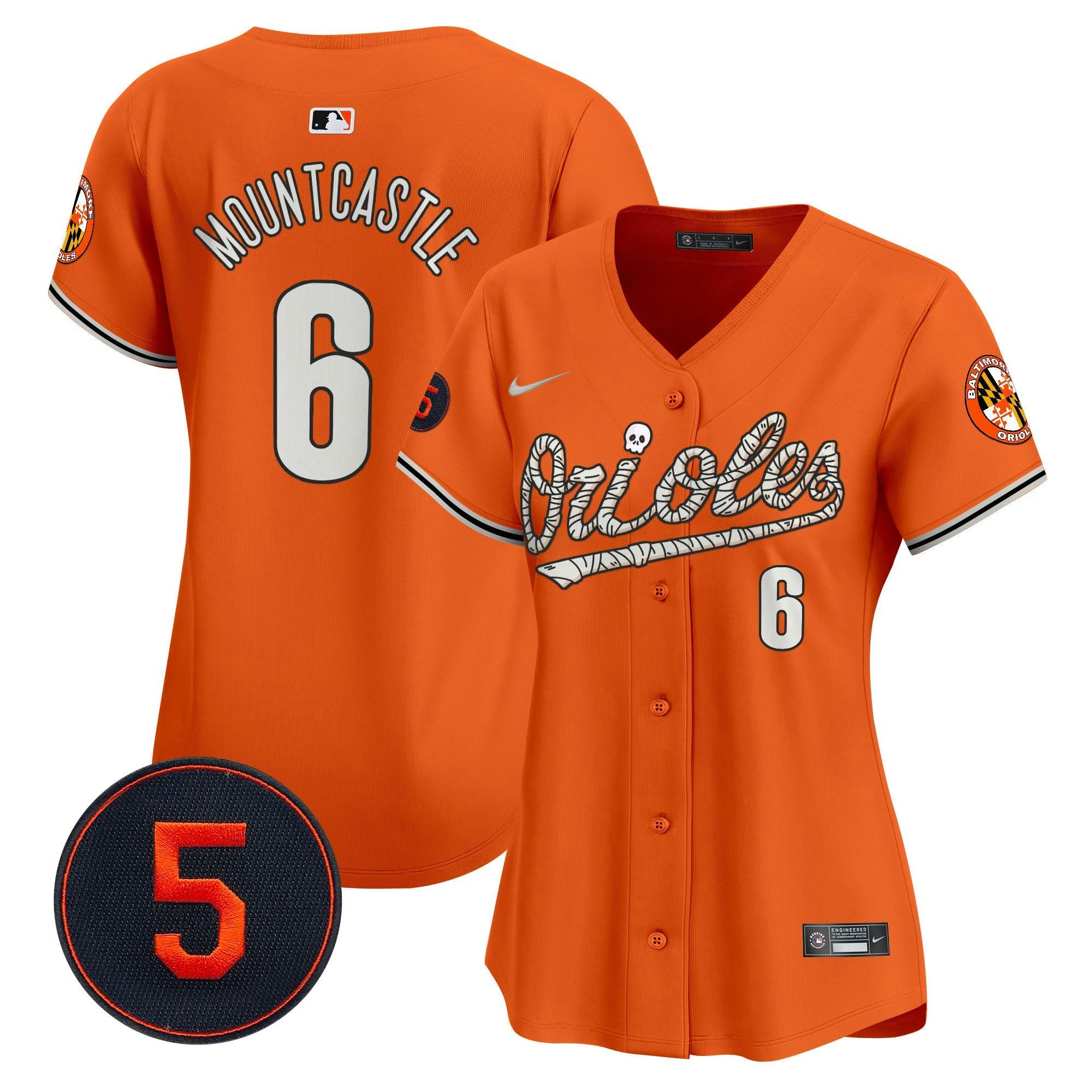 Camisa MLB Women’s Baltimore Halloween Vapor Premier Limited Jersey