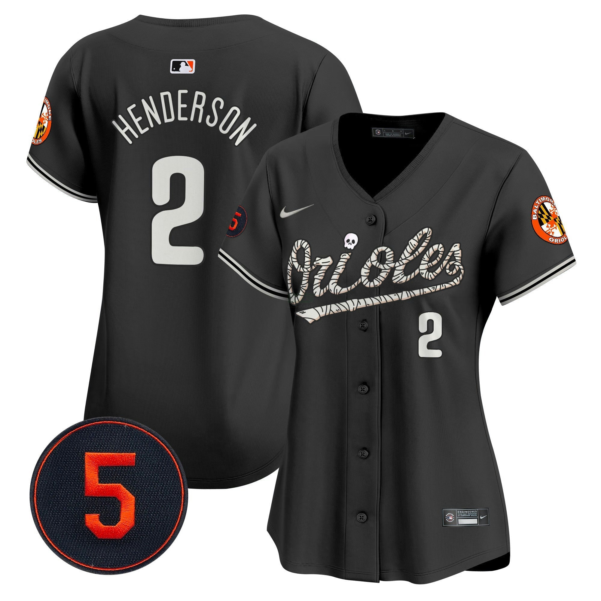 Camisa MLB Women’s Baltimore Halloween Vapor Premier Limited Jersey