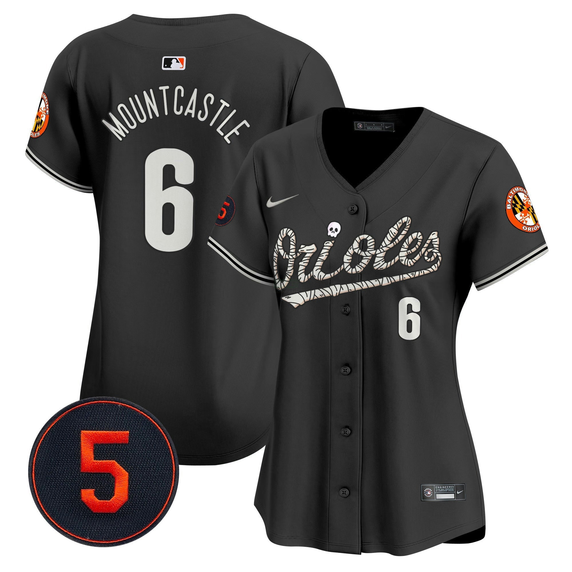 Camisa MLB Women’s Baltimore Halloween Vapor Premier Limited Jersey