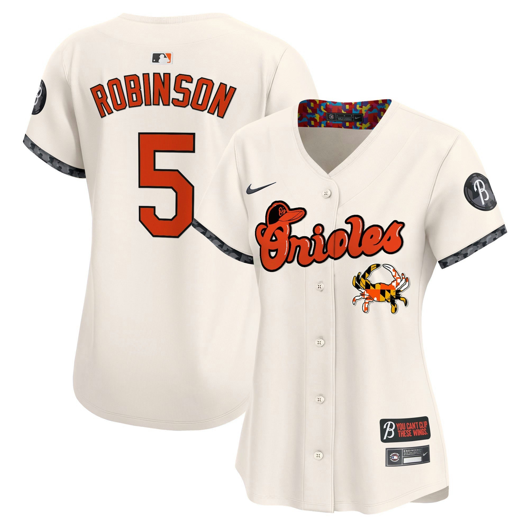 Camisa MLB Women’s Baltimore Maryland Blue Crab Vapor Premier Limited Jersey