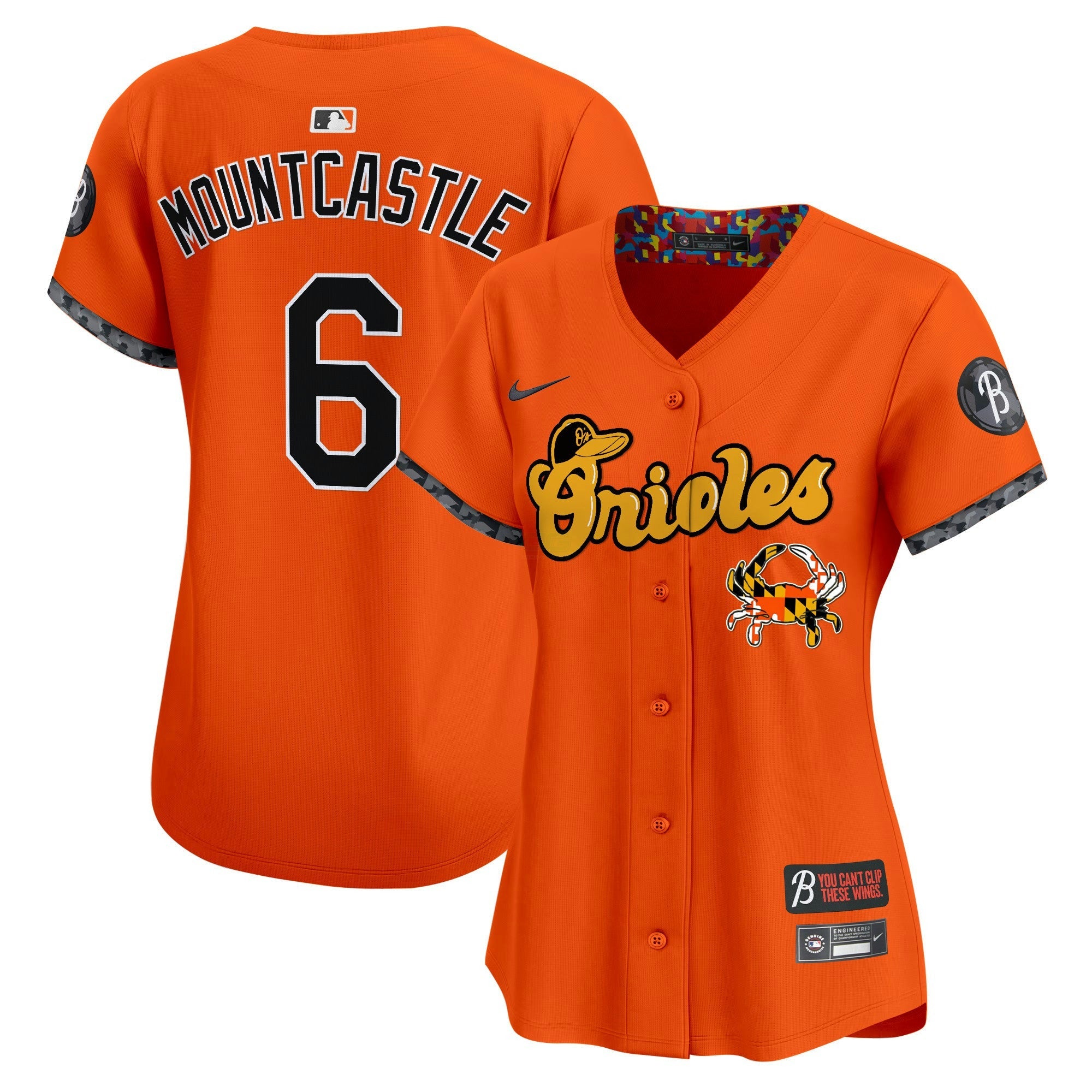 Camisa MLB Women’s Baltimore Maryland Blue Crab Vapor Premier Limited Jersey