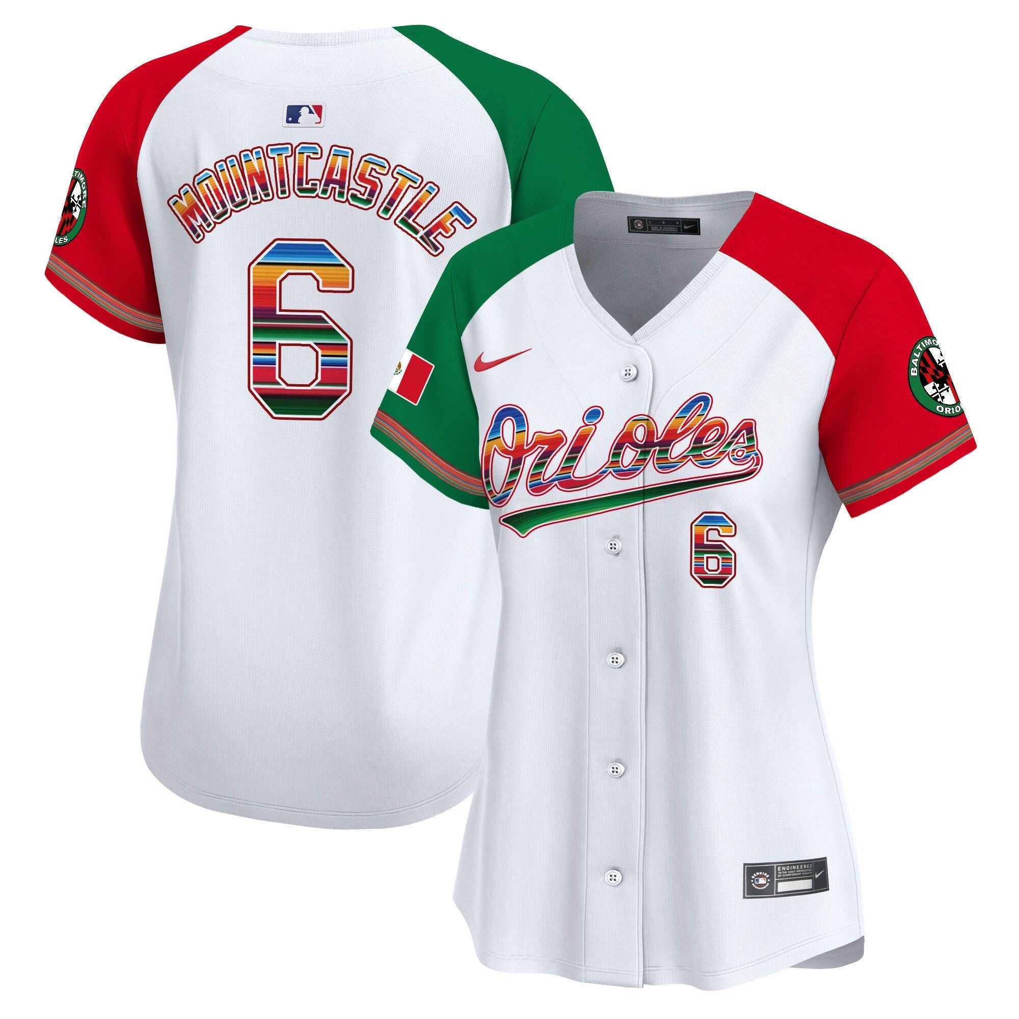 Camisa MLB Women’s Baltimore Mexico Vapor Premier Limited Jersey