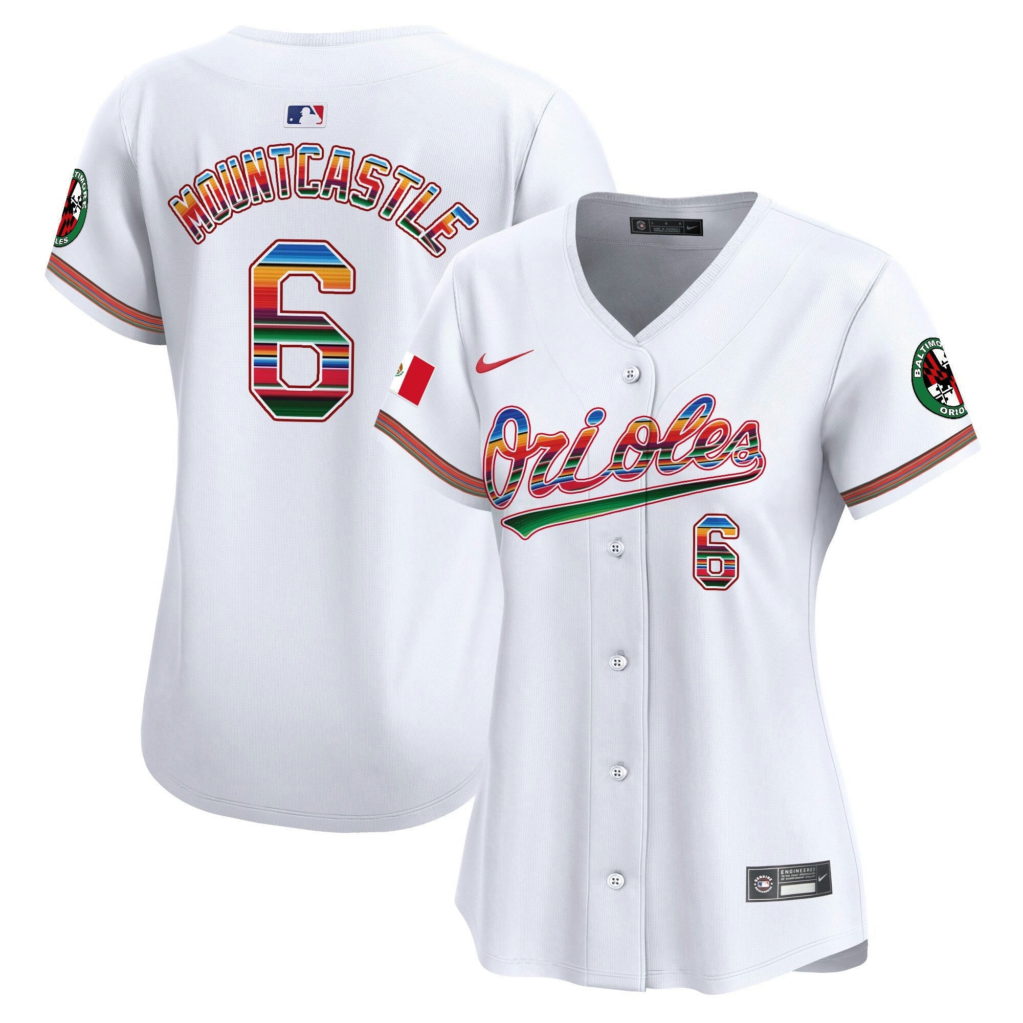 Camisa MLB Women’s Baltimore Mexico Vapor Premier Limited Jersey