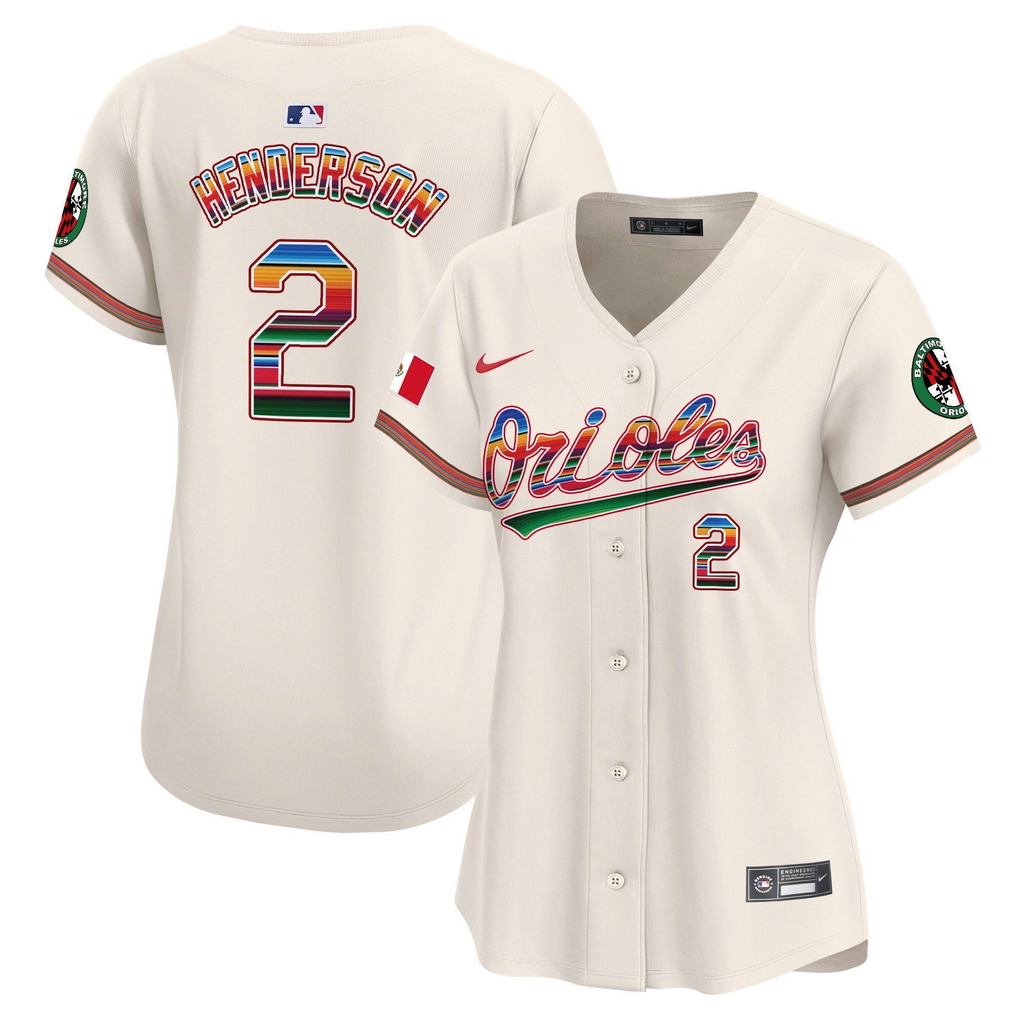 Camisa MLB Women’s Baltimore Mexico Vapor Premier Limited Jersey