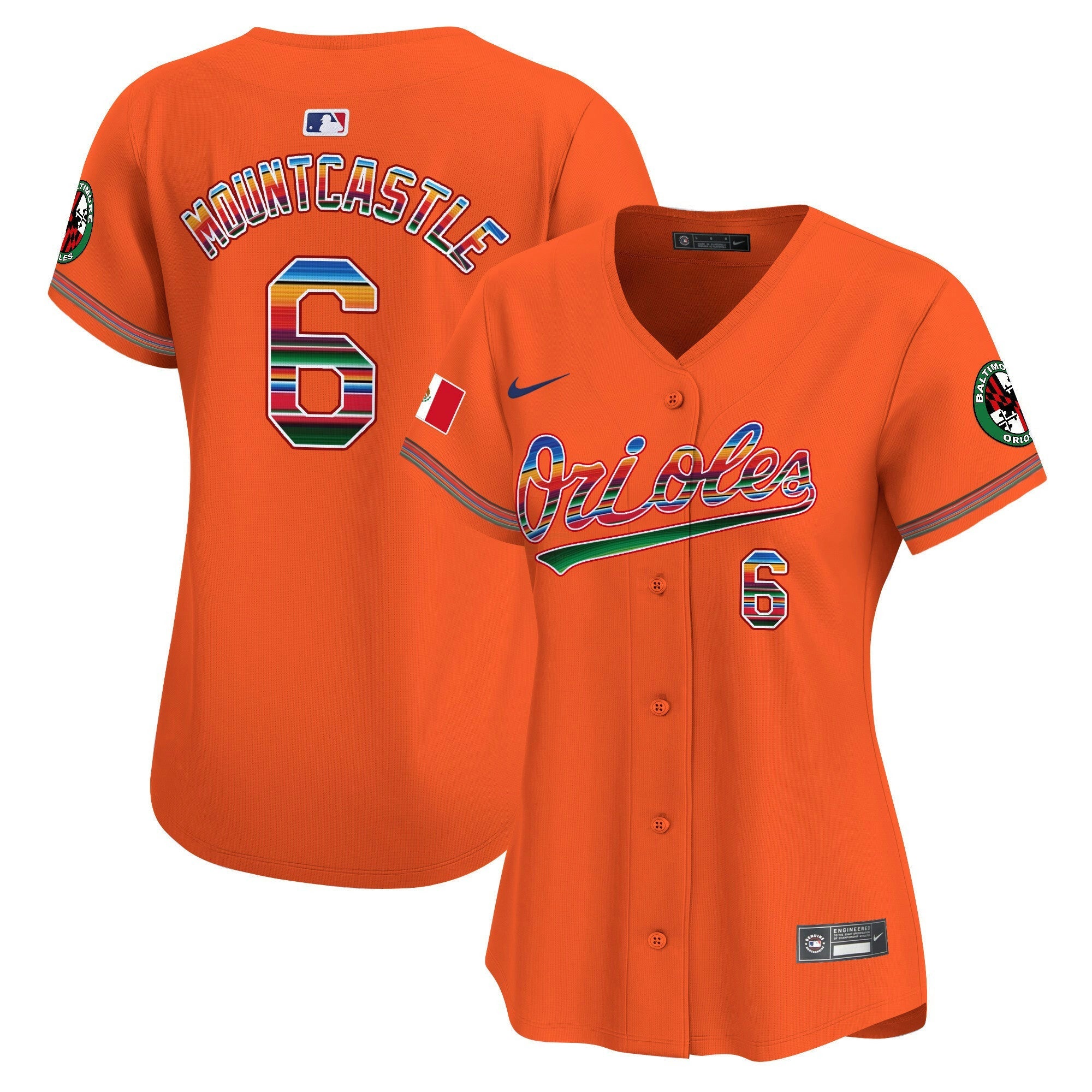 Camisa MLB Women’s Baltimore Mexico Vapor Premier Limited Jersey